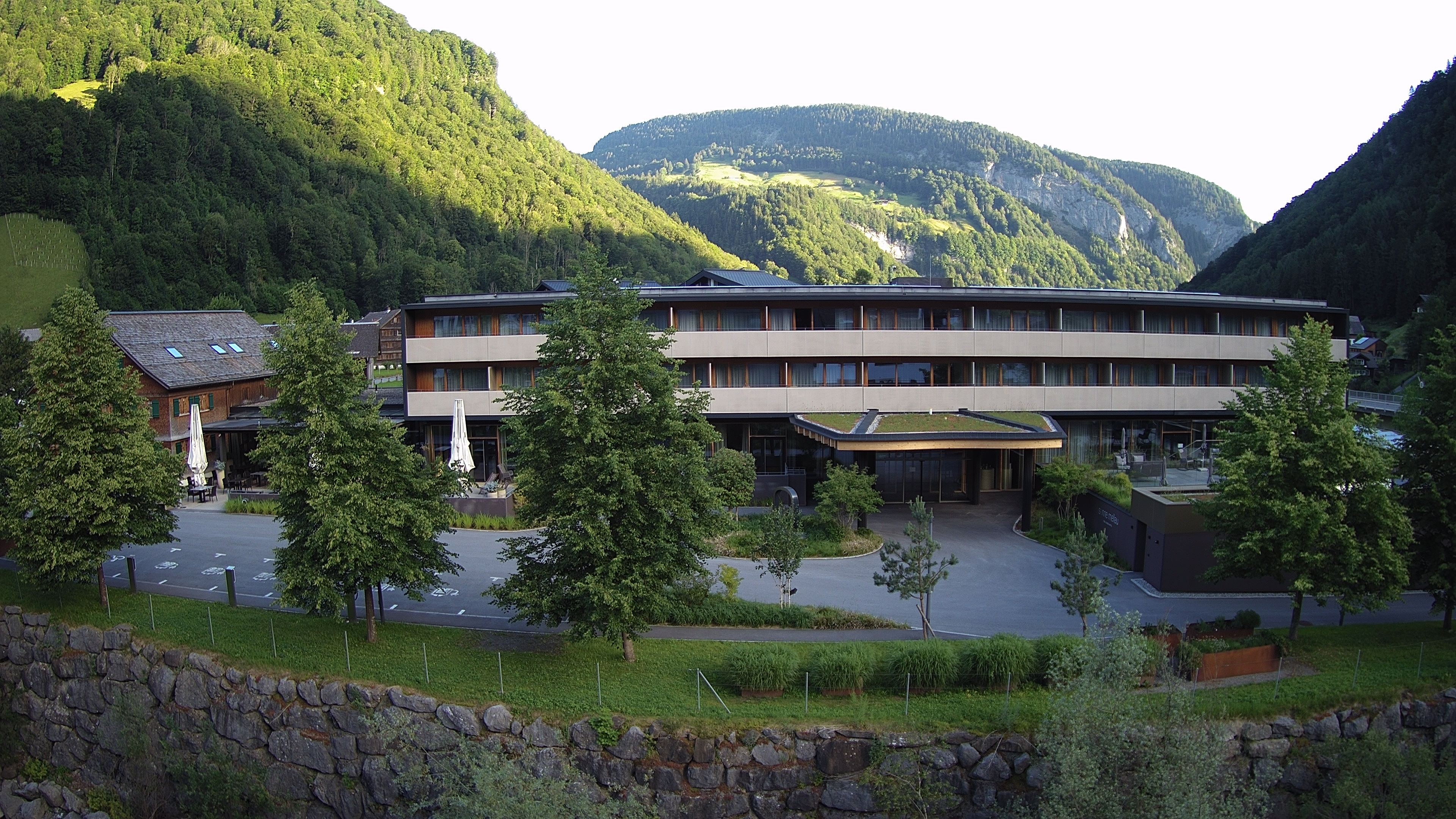 Archiv Foto Webcam Hotel Sonne in Mellau
