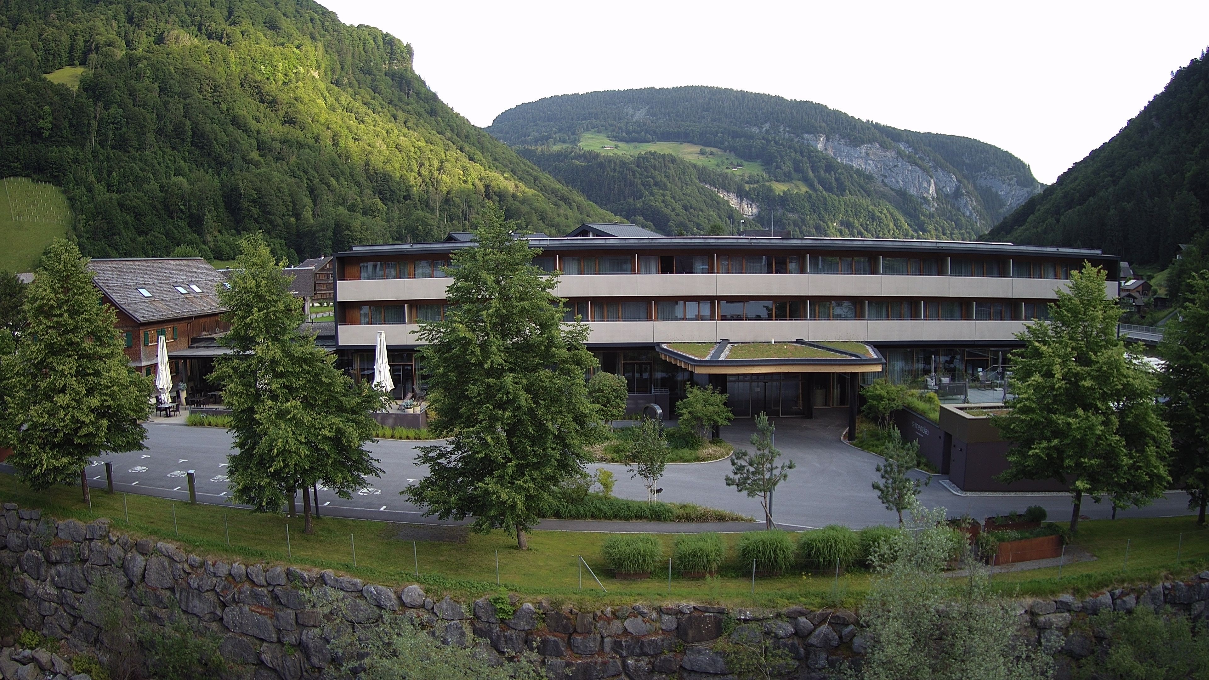 Archiv Foto Webcam Hotel Sonne in Mellau