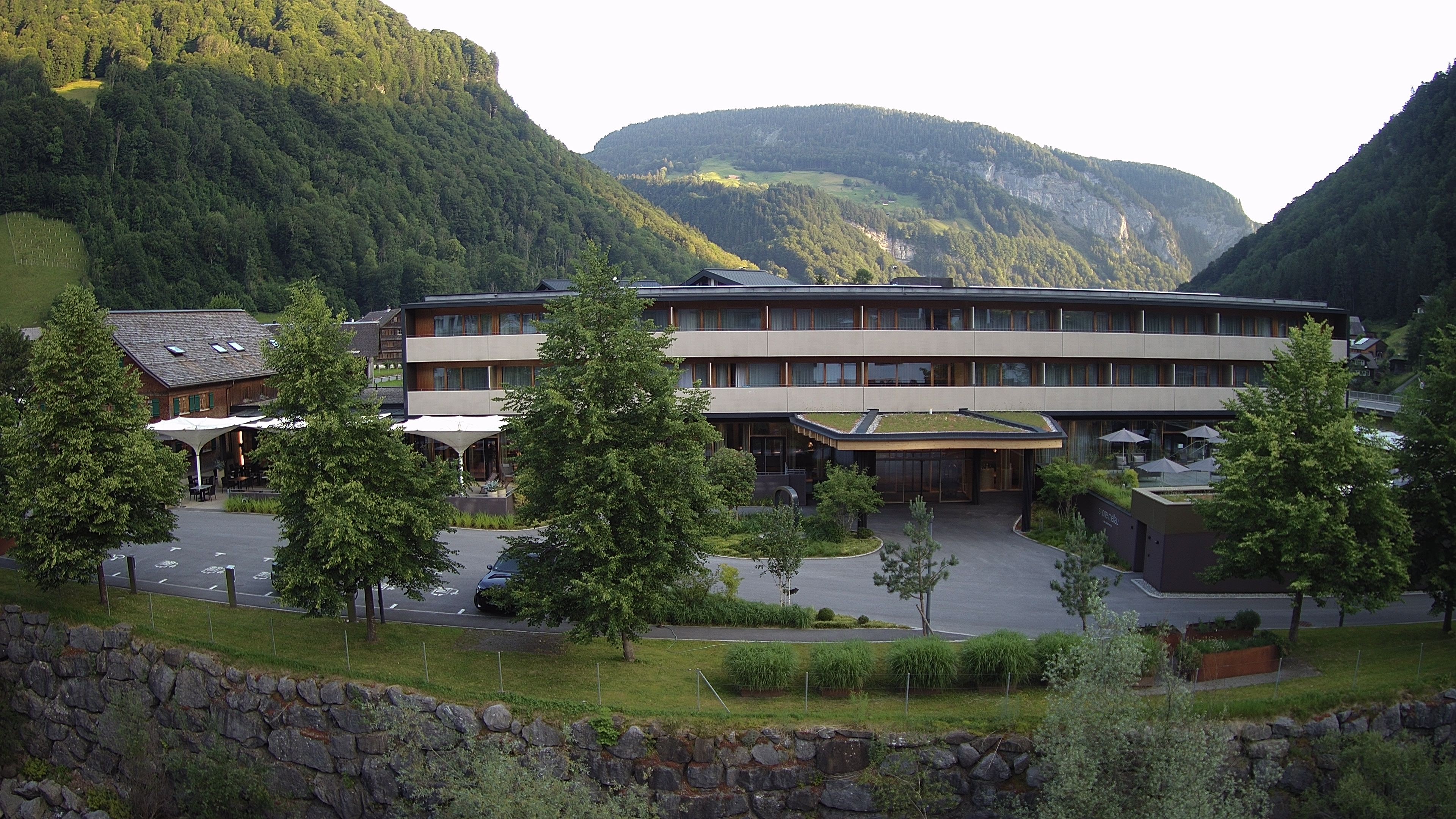 Archiv Foto Webcam Hotel Sonne in Mellau