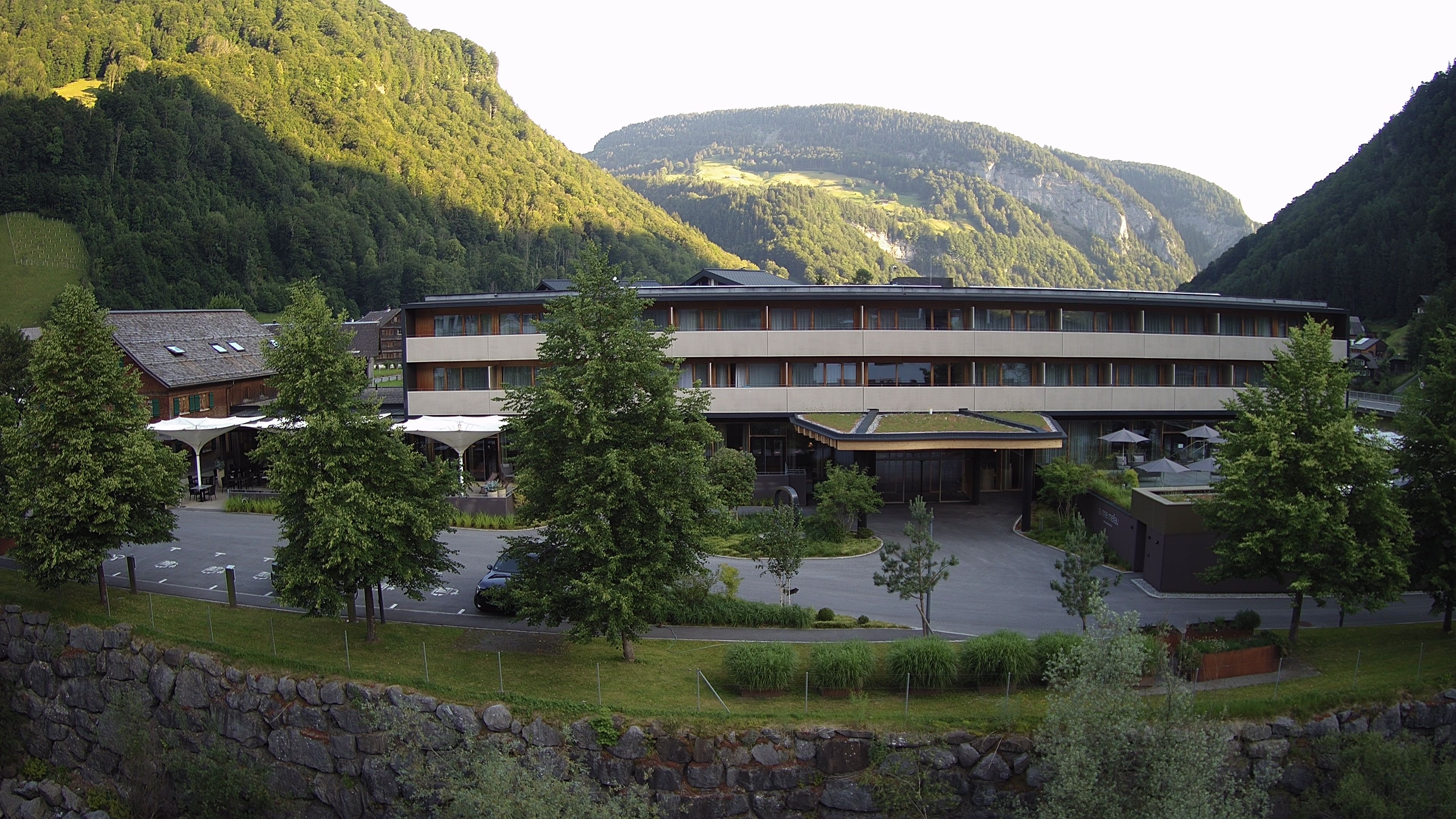 Archiv Foto Webcam Hotel Sonne in Mellau