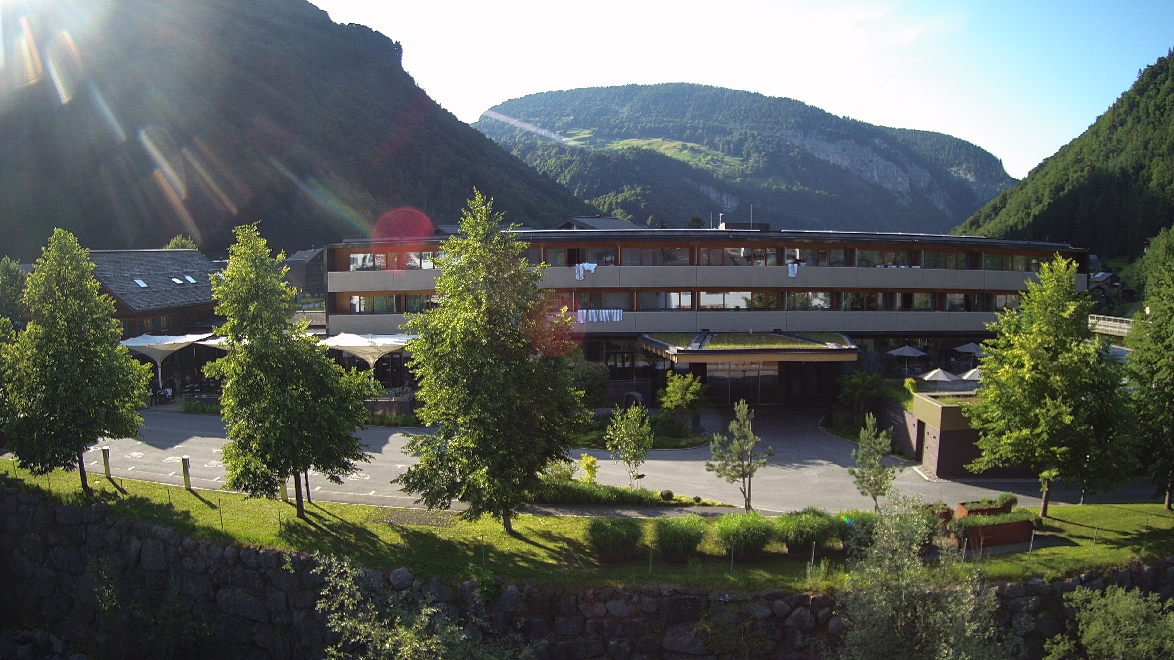 Archiv Foto Webcam Hotel Sonne in Mellau