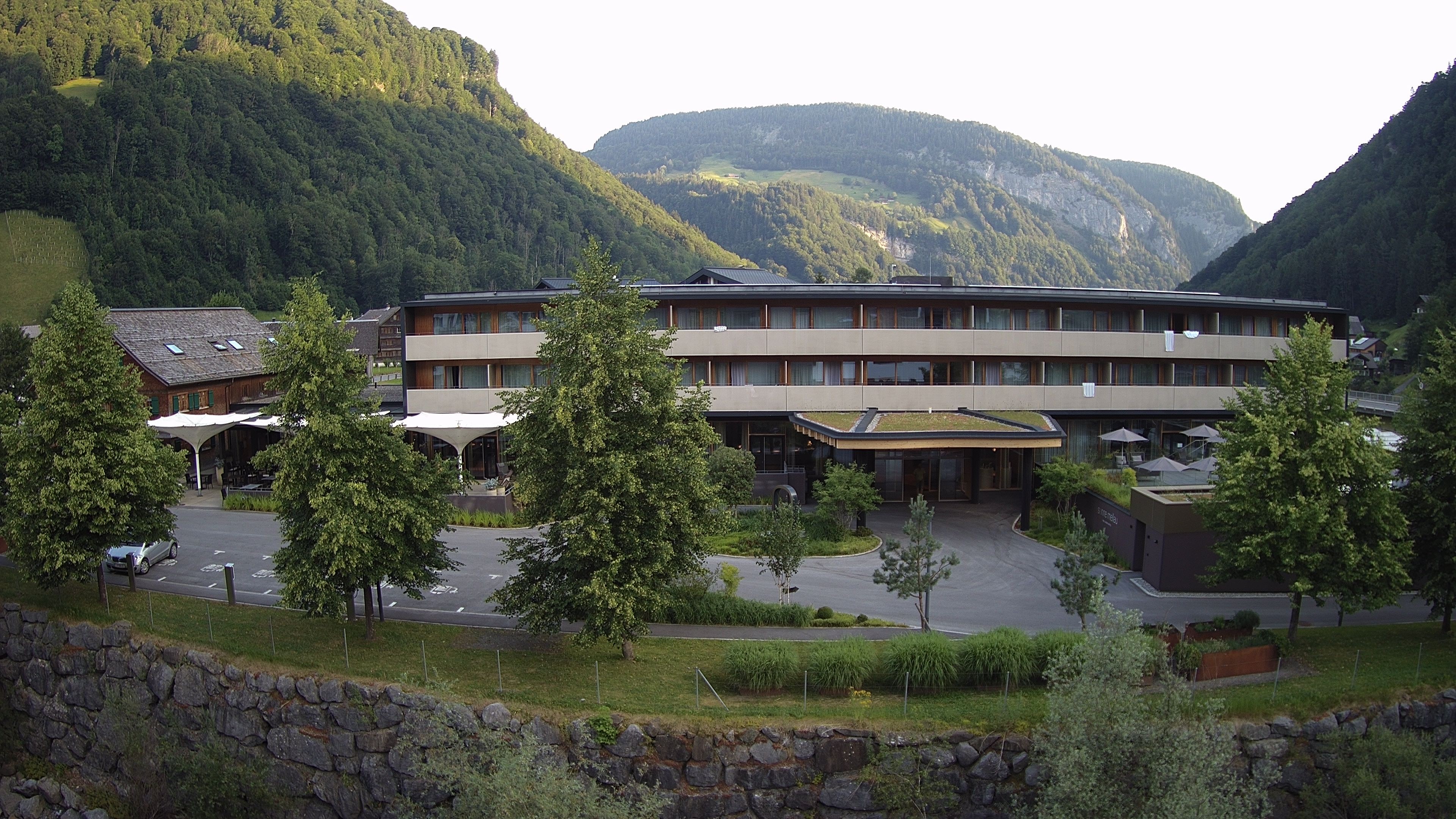 Archiv Foto Webcam Hotel Sonne in Mellau