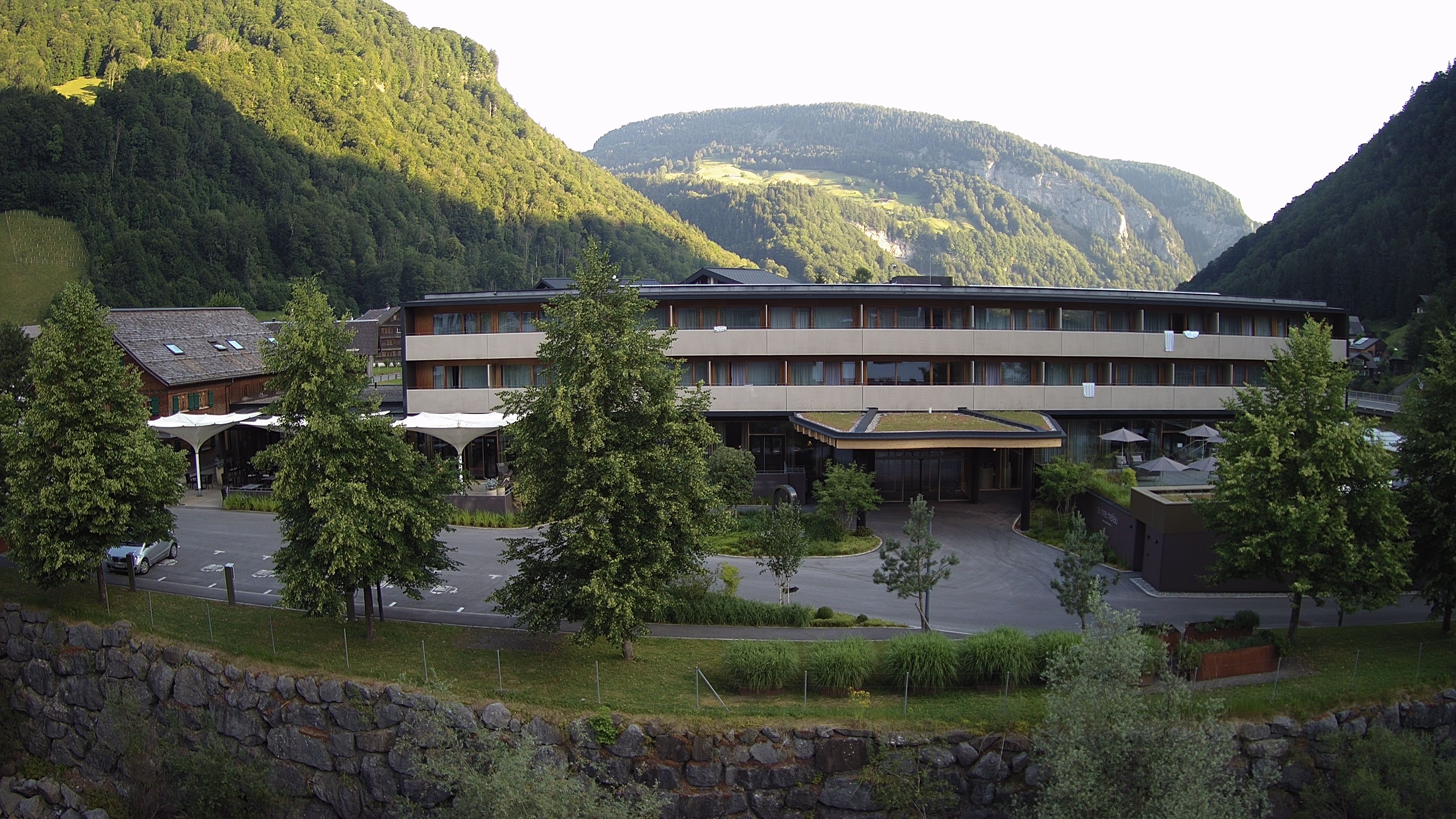 Archiv Foto Webcam Hotel Sonne in Mellau
