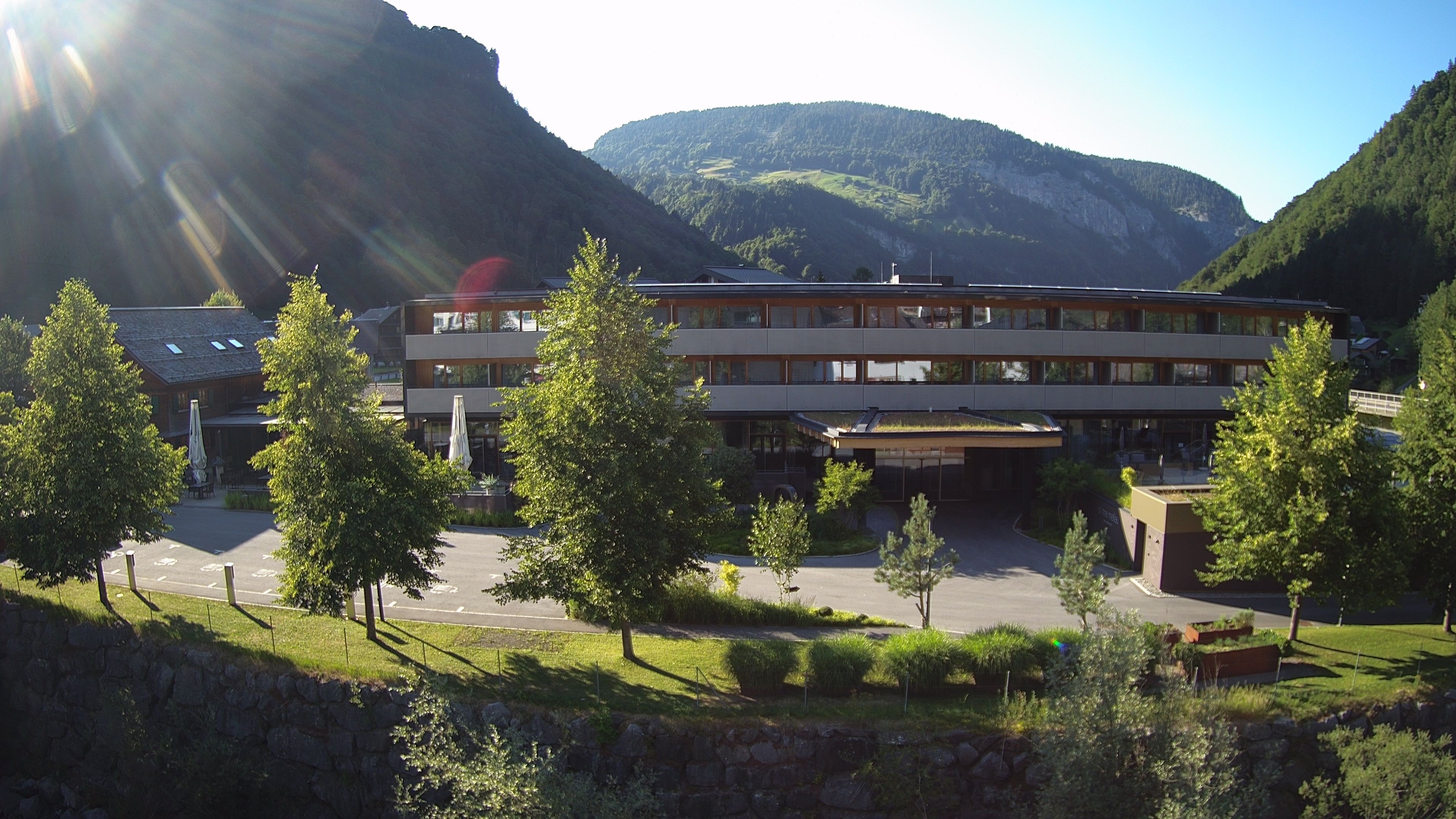 Archiv Foto Webcam Hotel Sonne in Mellau