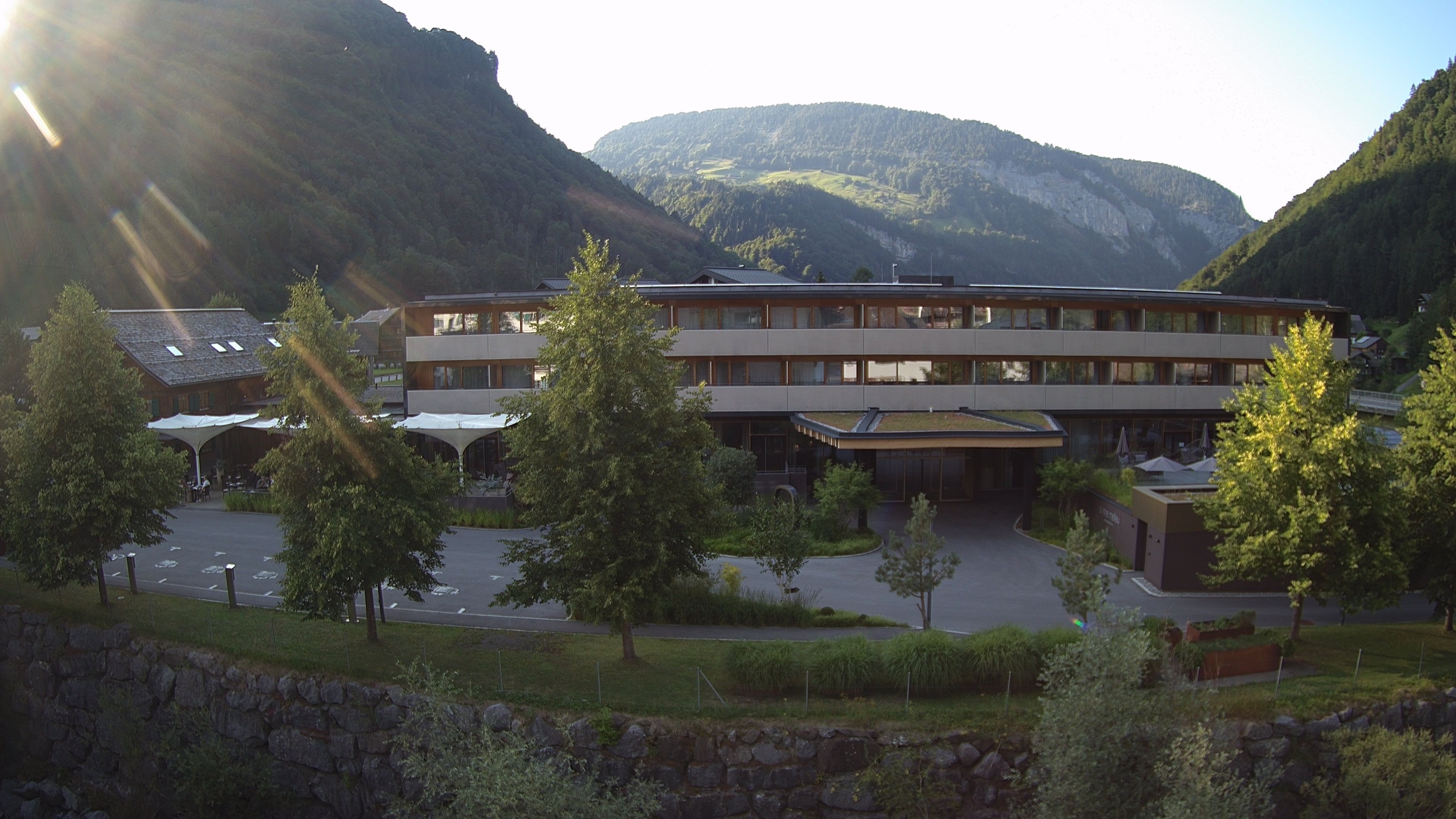 Archiv Foto Webcam Hotel Sonne in Mellau