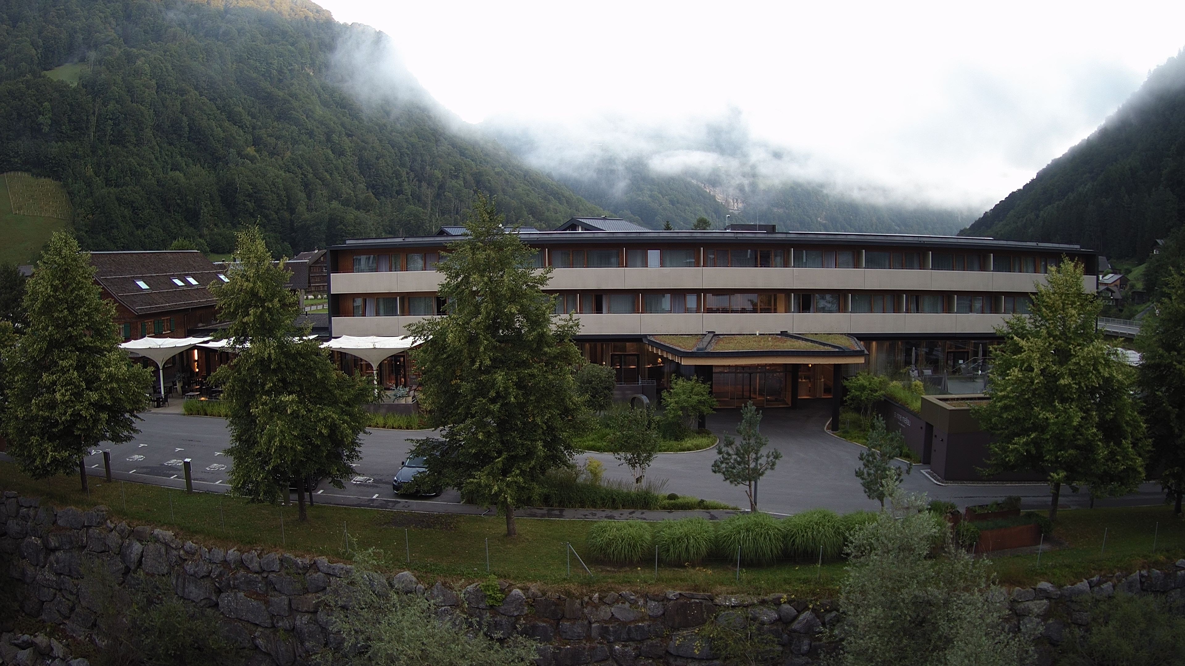 Archiv Foto Webcam Hotel Sonne in Mellau