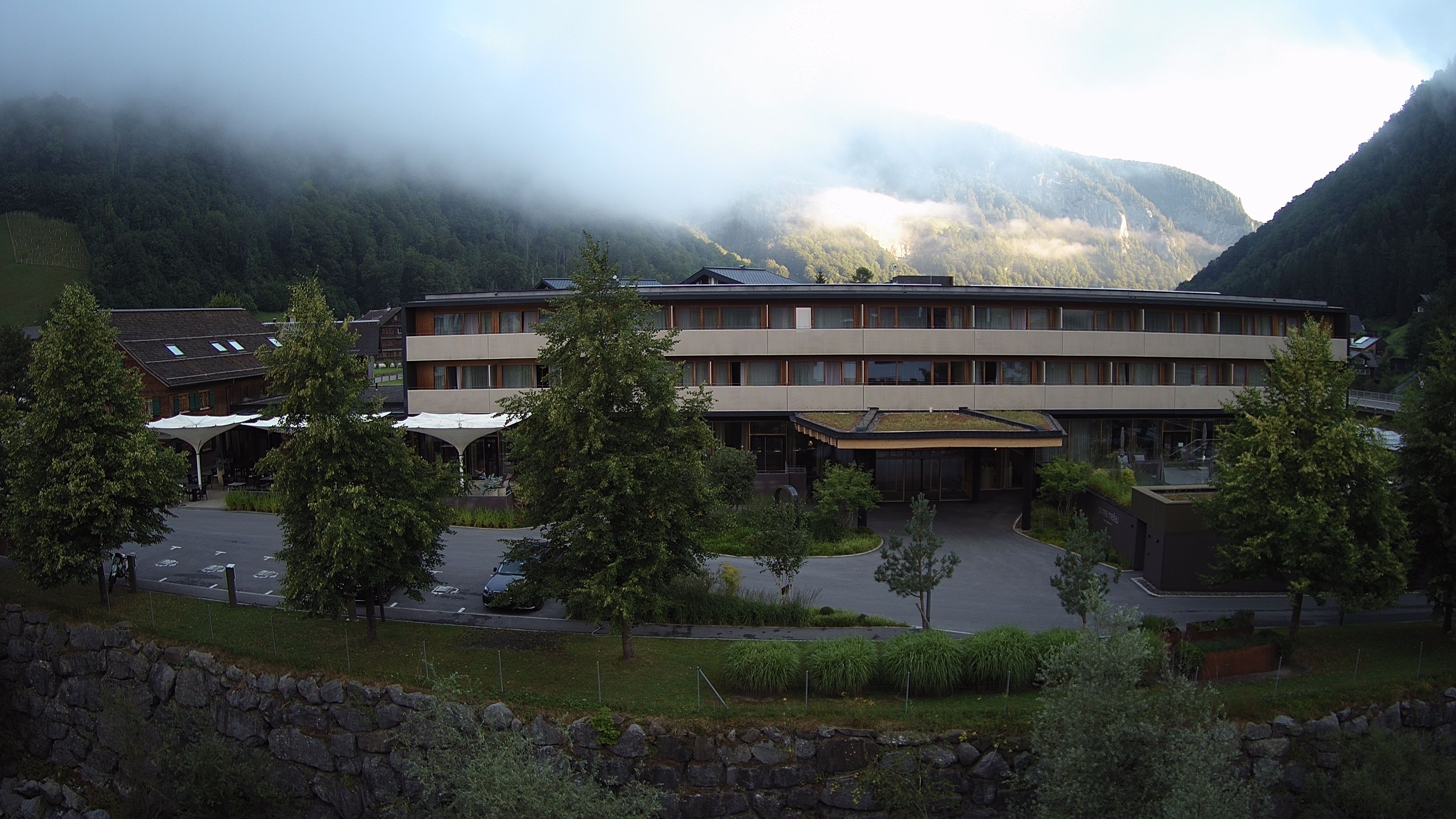 Archiv Foto Webcam Hotel Sonne in Mellau