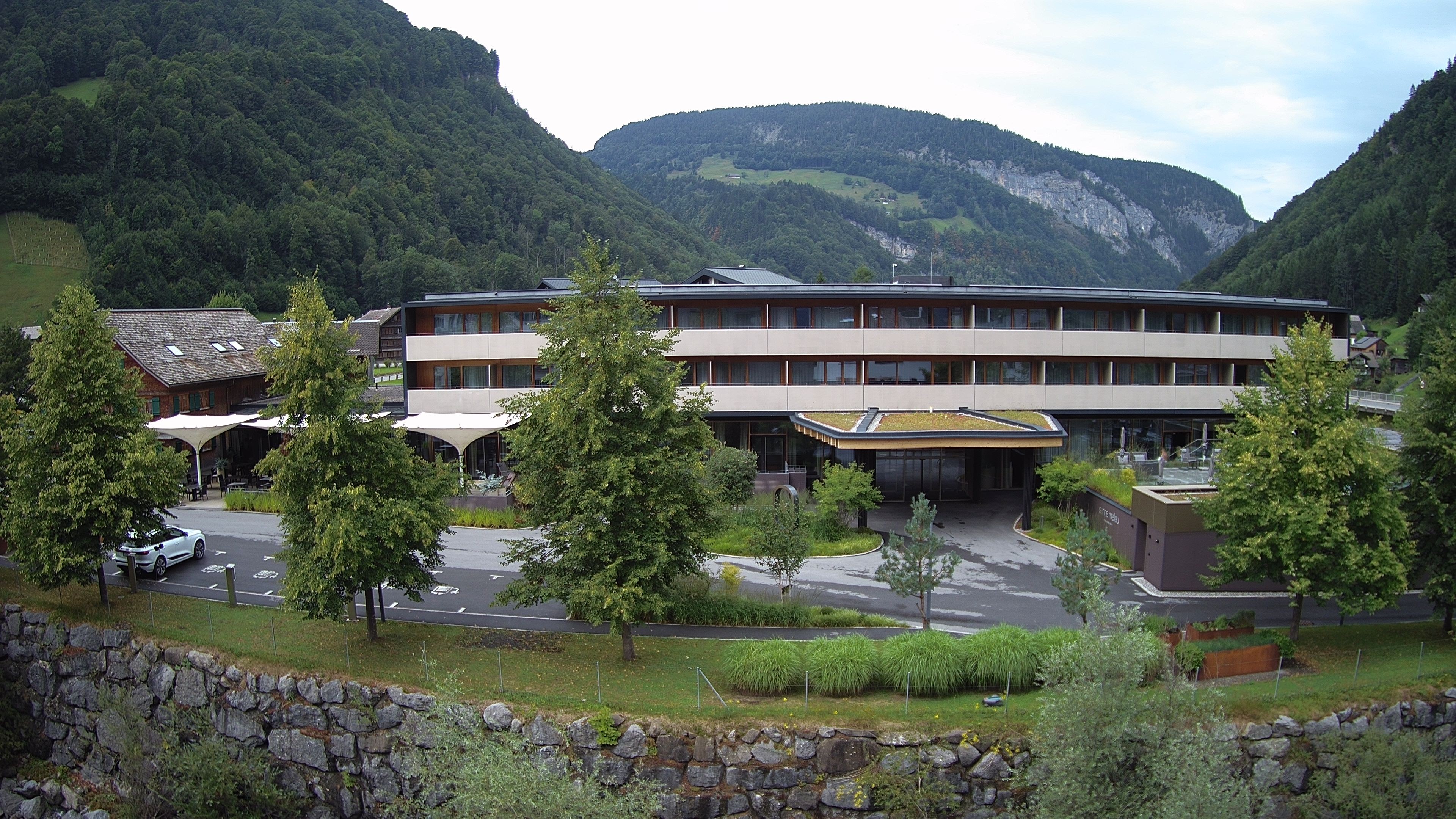 Archiv Foto Webcam Hotel Sonne in Mellau