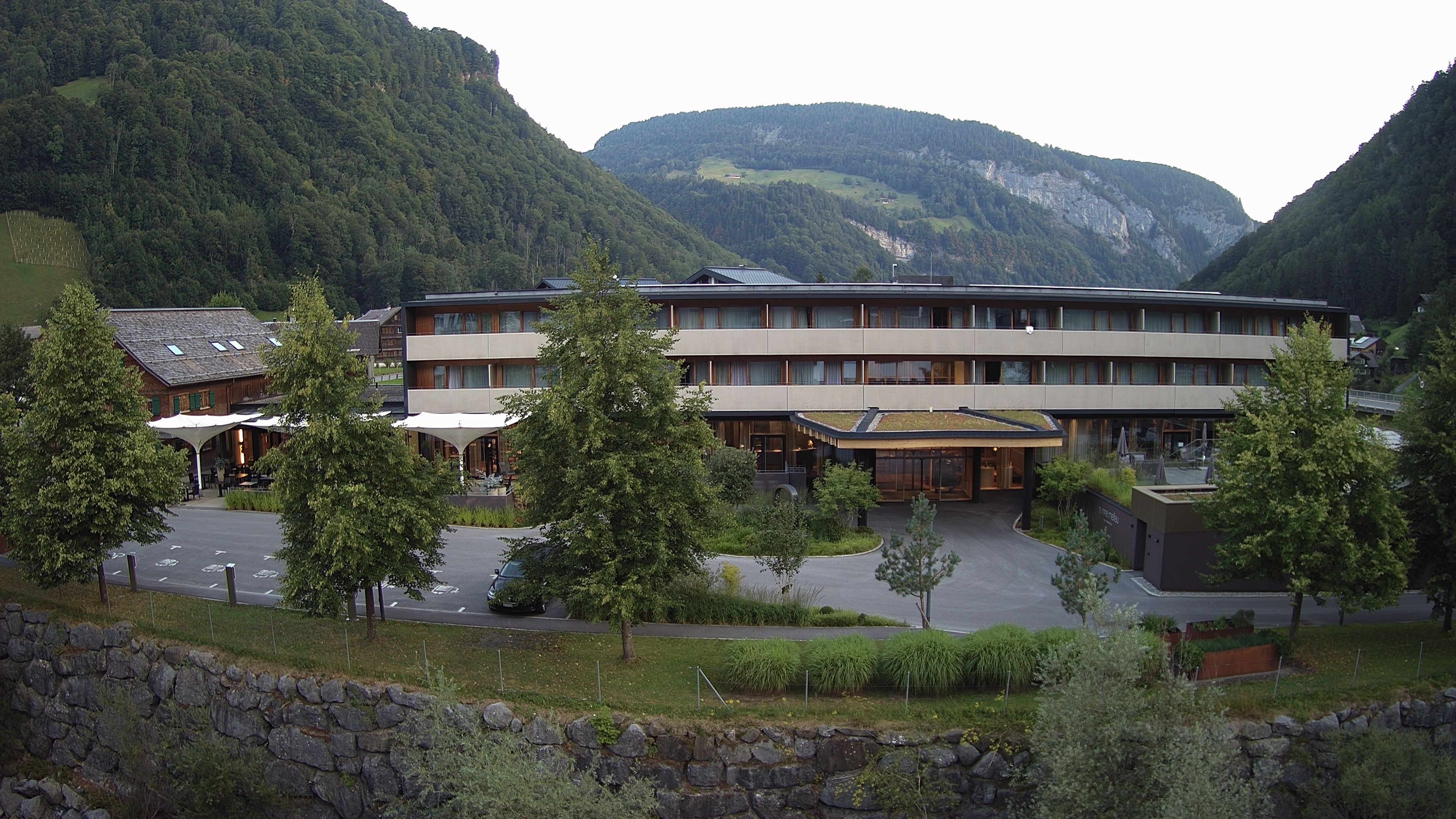 Archiv Foto Webcam Hotel Sonne in Mellau
