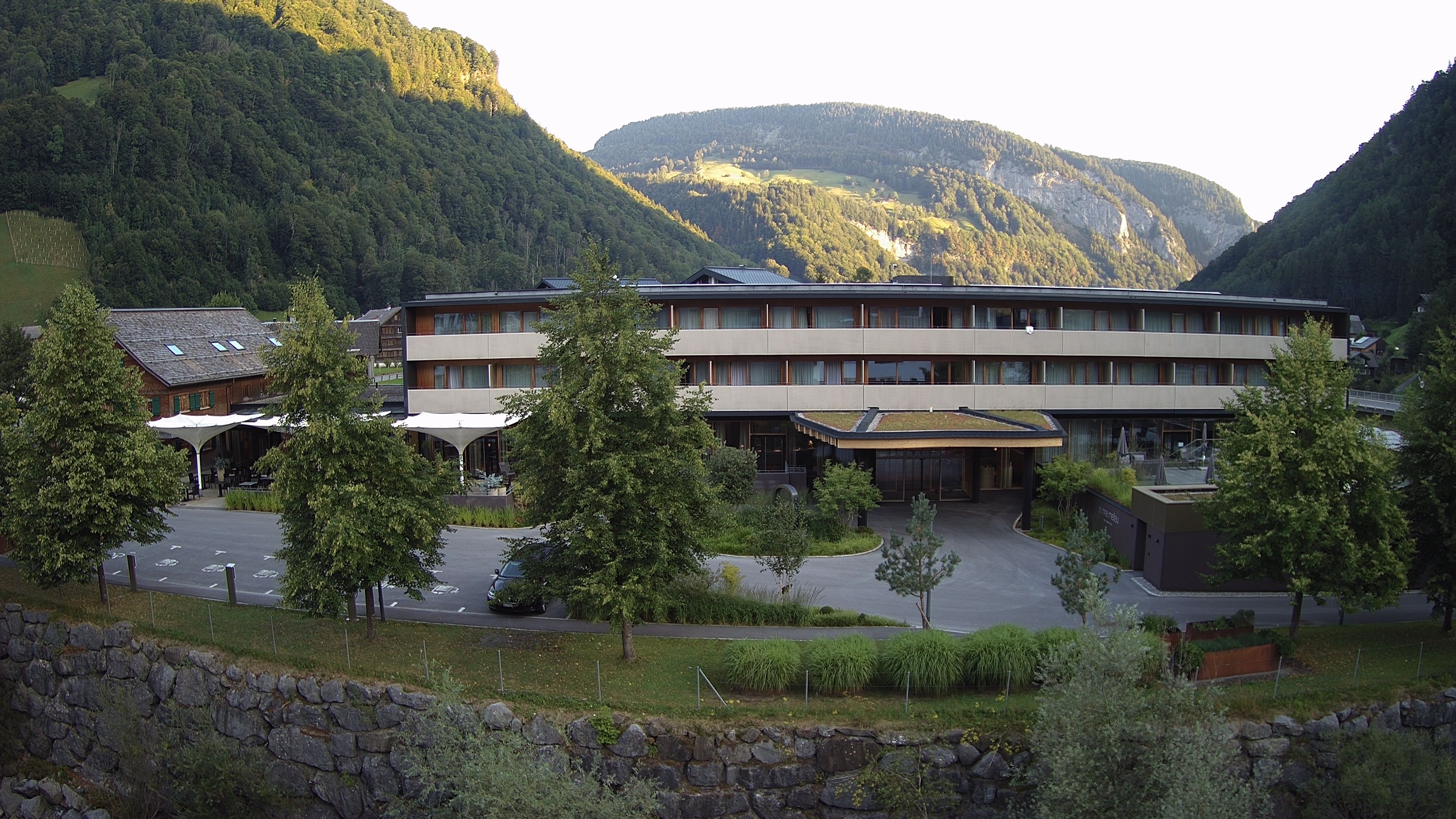 Archiv Foto Webcam Hotel Sonne in Mellau