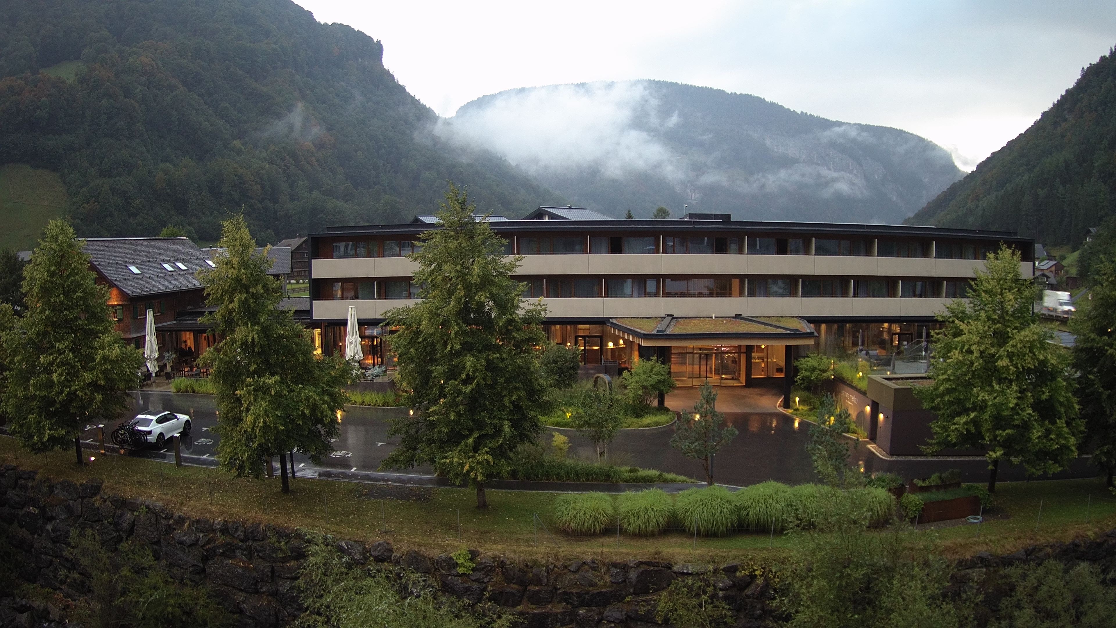 Archiv Foto Webcam Hotel Sonne in Mellau