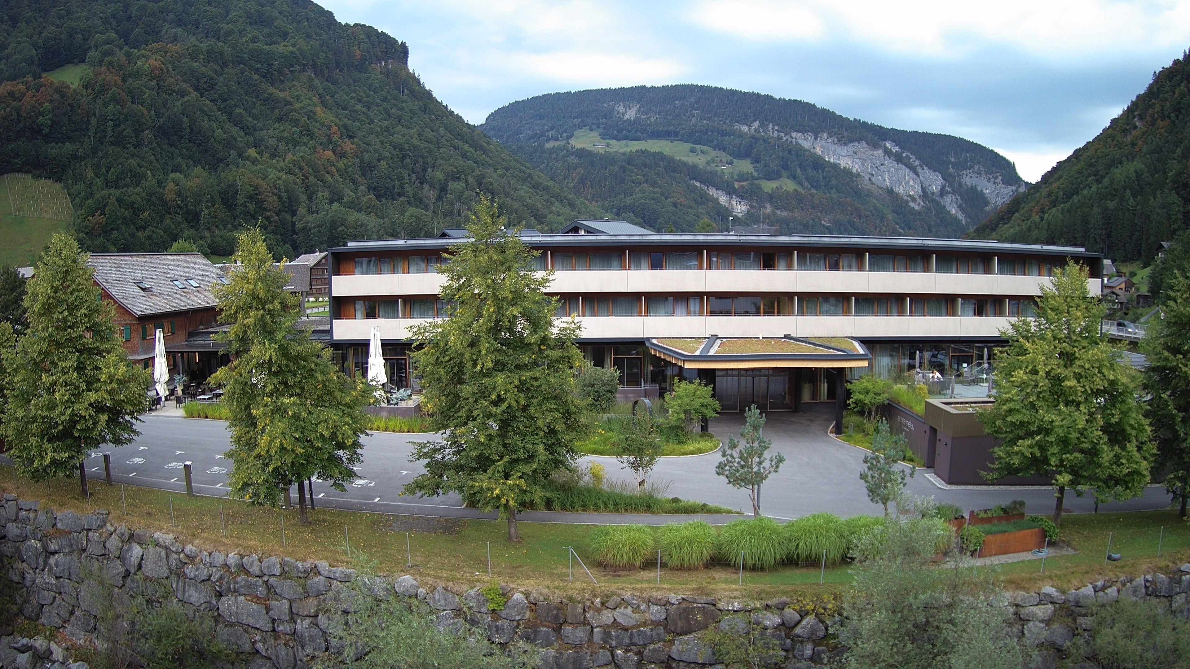 Archiv Foto Webcam Hotel Sonne in Mellau