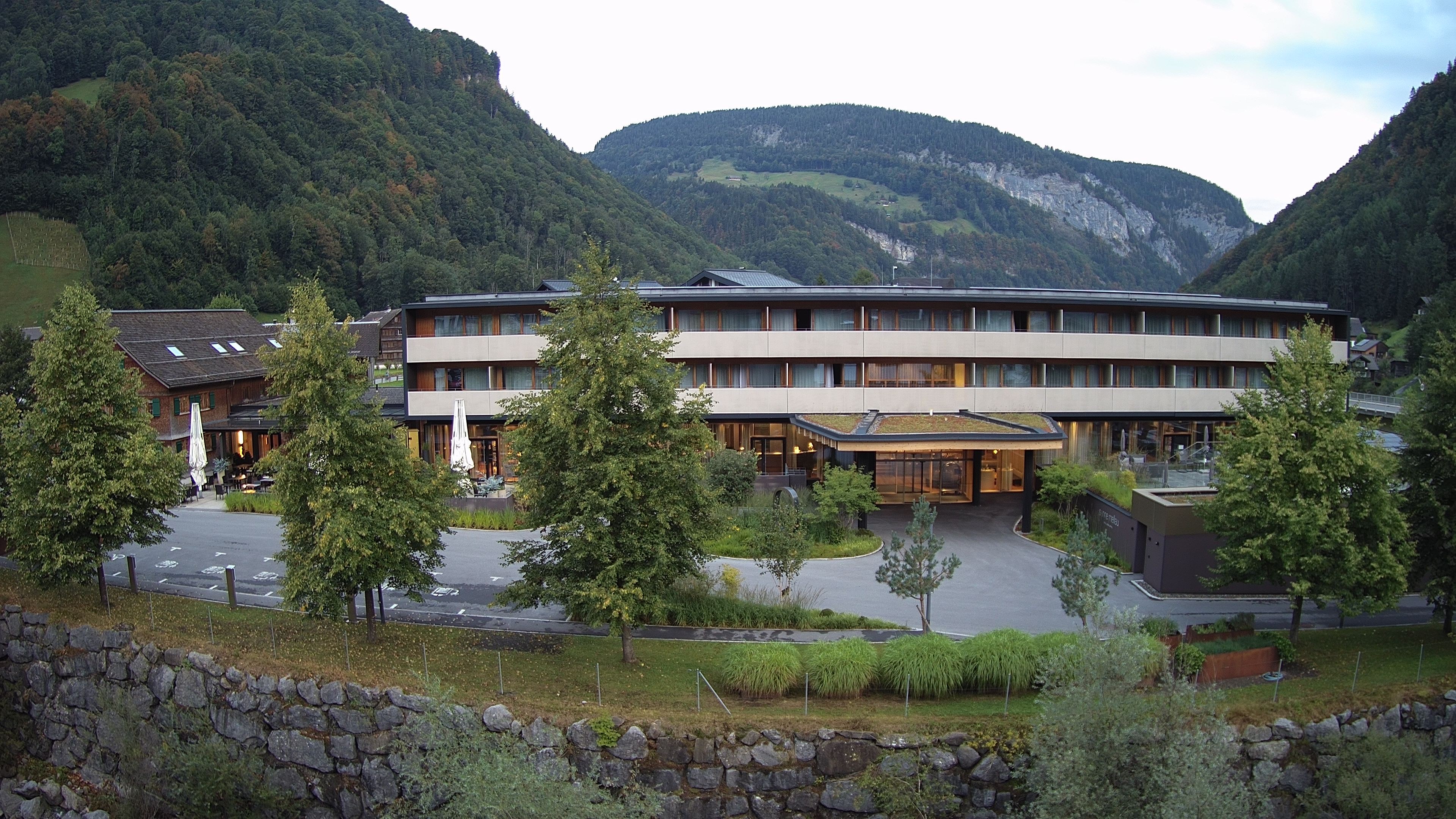 Archiv Foto Webcam Hotel Sonne in Mellau