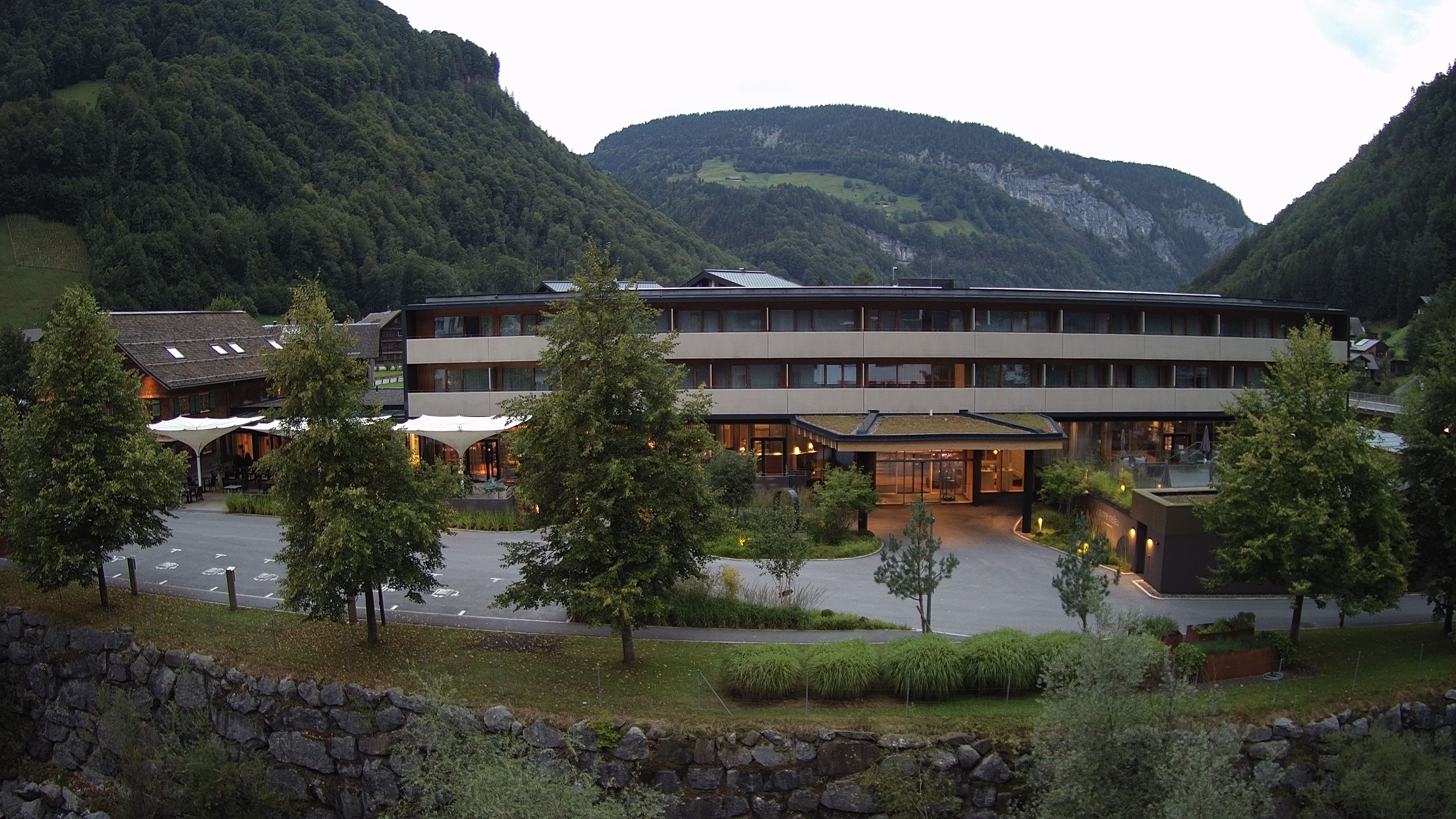 Archiv Foto Webcam Hotel Sonne in Mellau