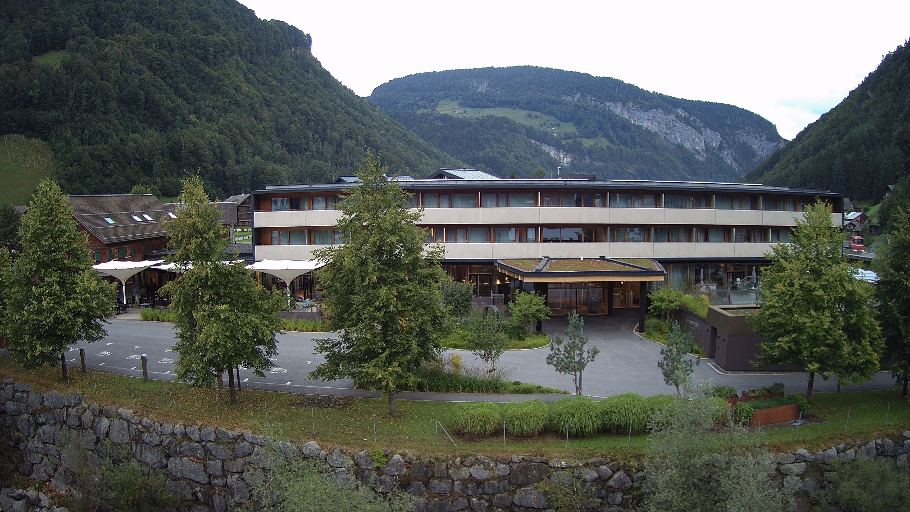 Archiv Foto Webcam Hotel Sonne in Mellau