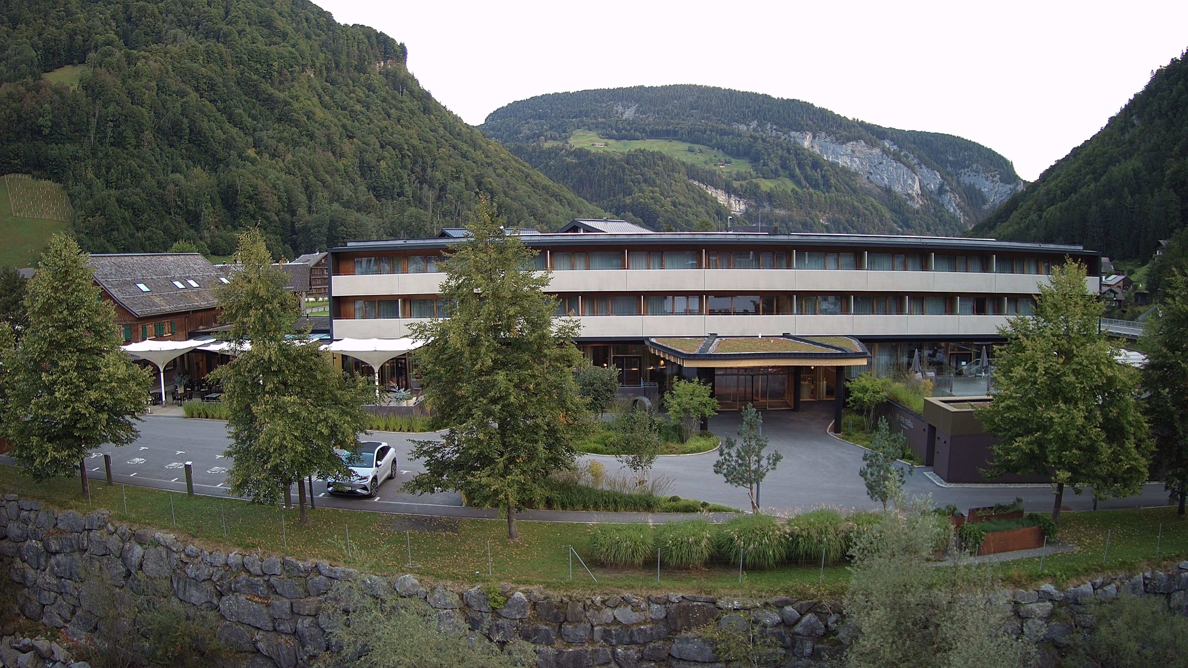 Archiv Foto Webcam Hotel Sonne in Mellau