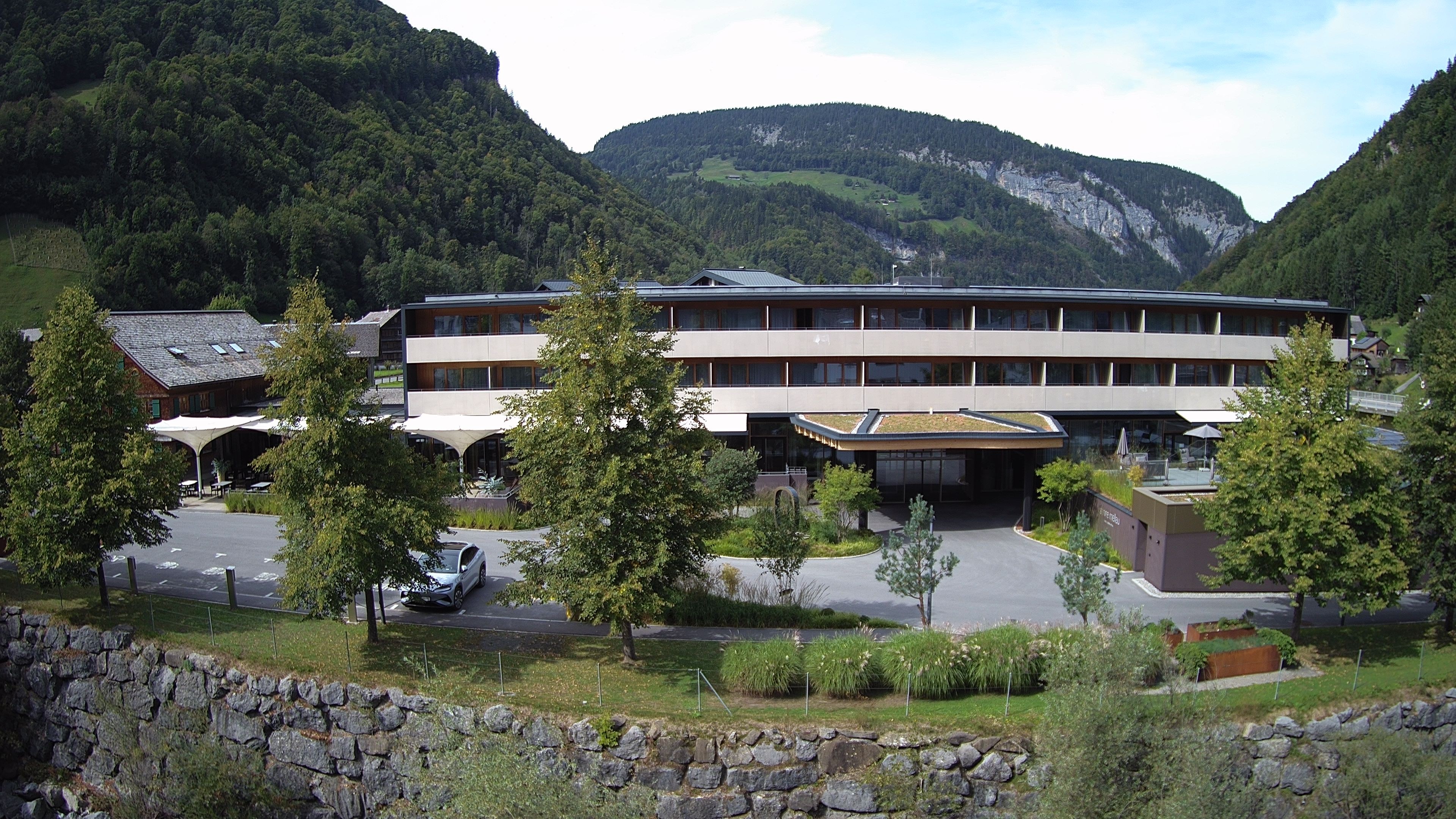 Archiv Foto Webcam Hotel Sonne in Mellau