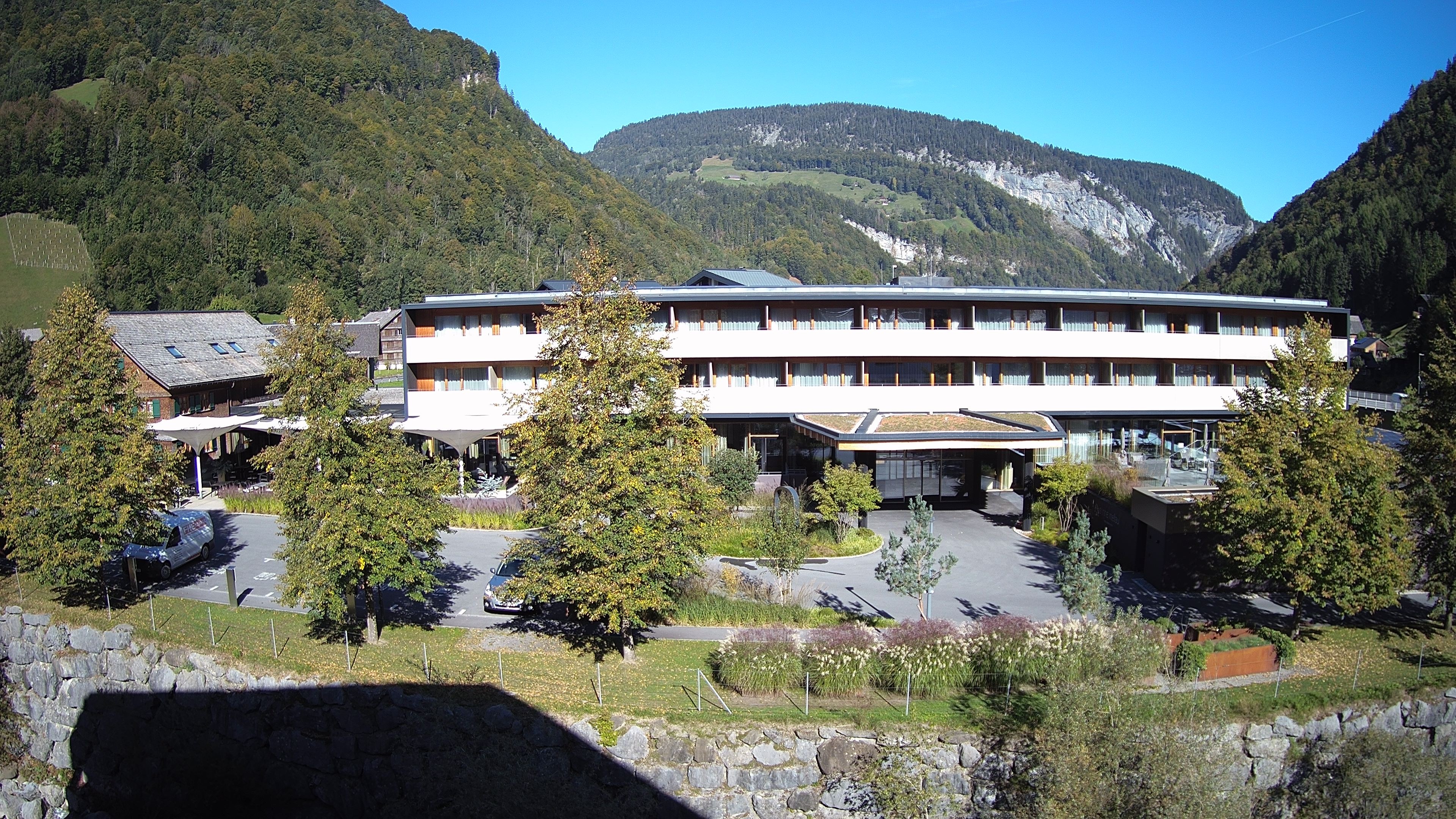 Archiv Foto Webcam Hotel Sonne in Mellau