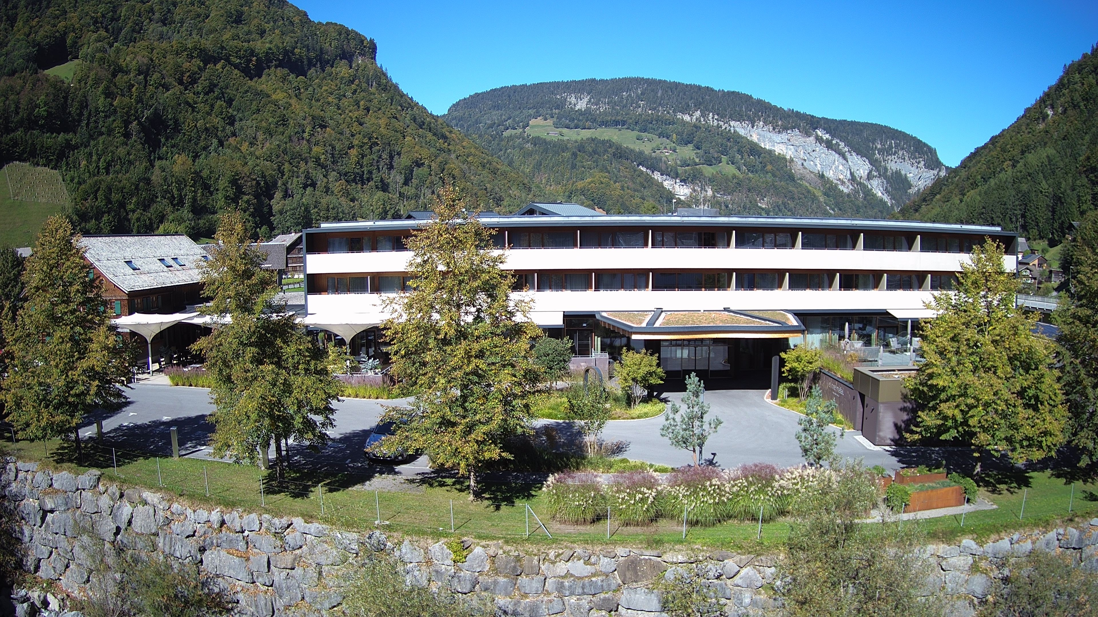 Archiv Foto Webcam Hotel Sonne in Mellau