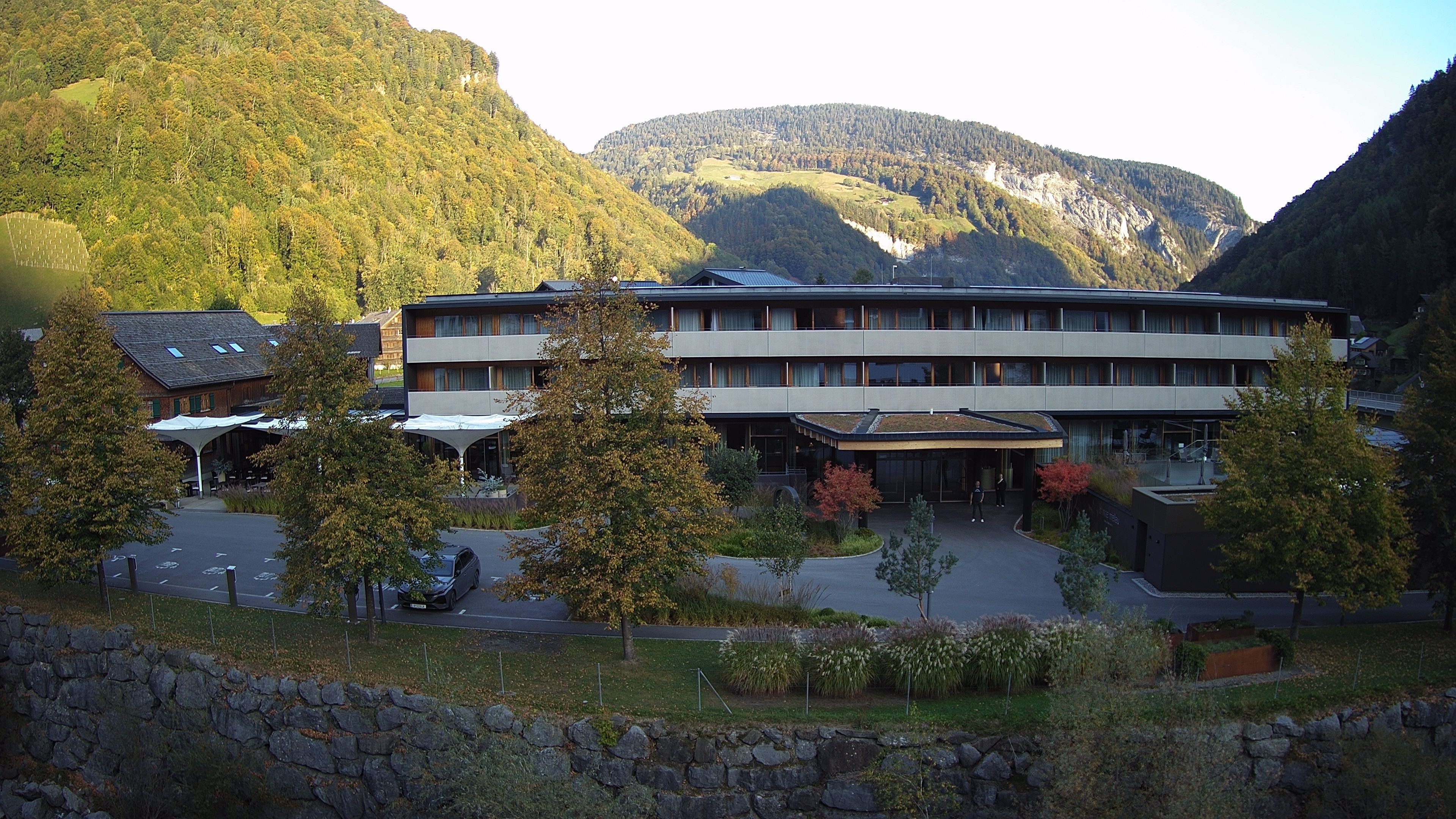 Archiv Foto Webcam Hotel Sonne in Mellau