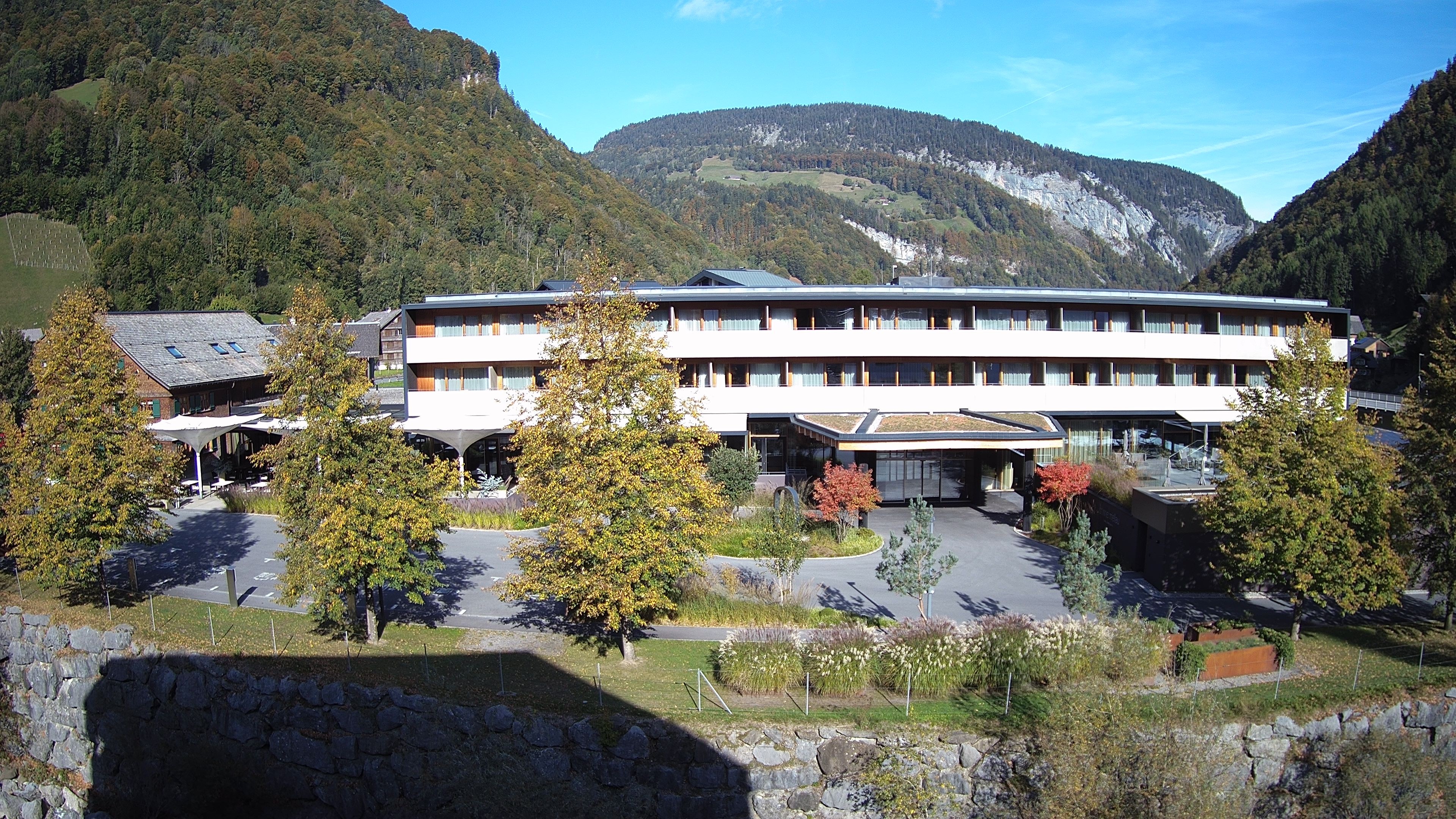 Archiv Foto Webcam Hotel Sonne in Mellau