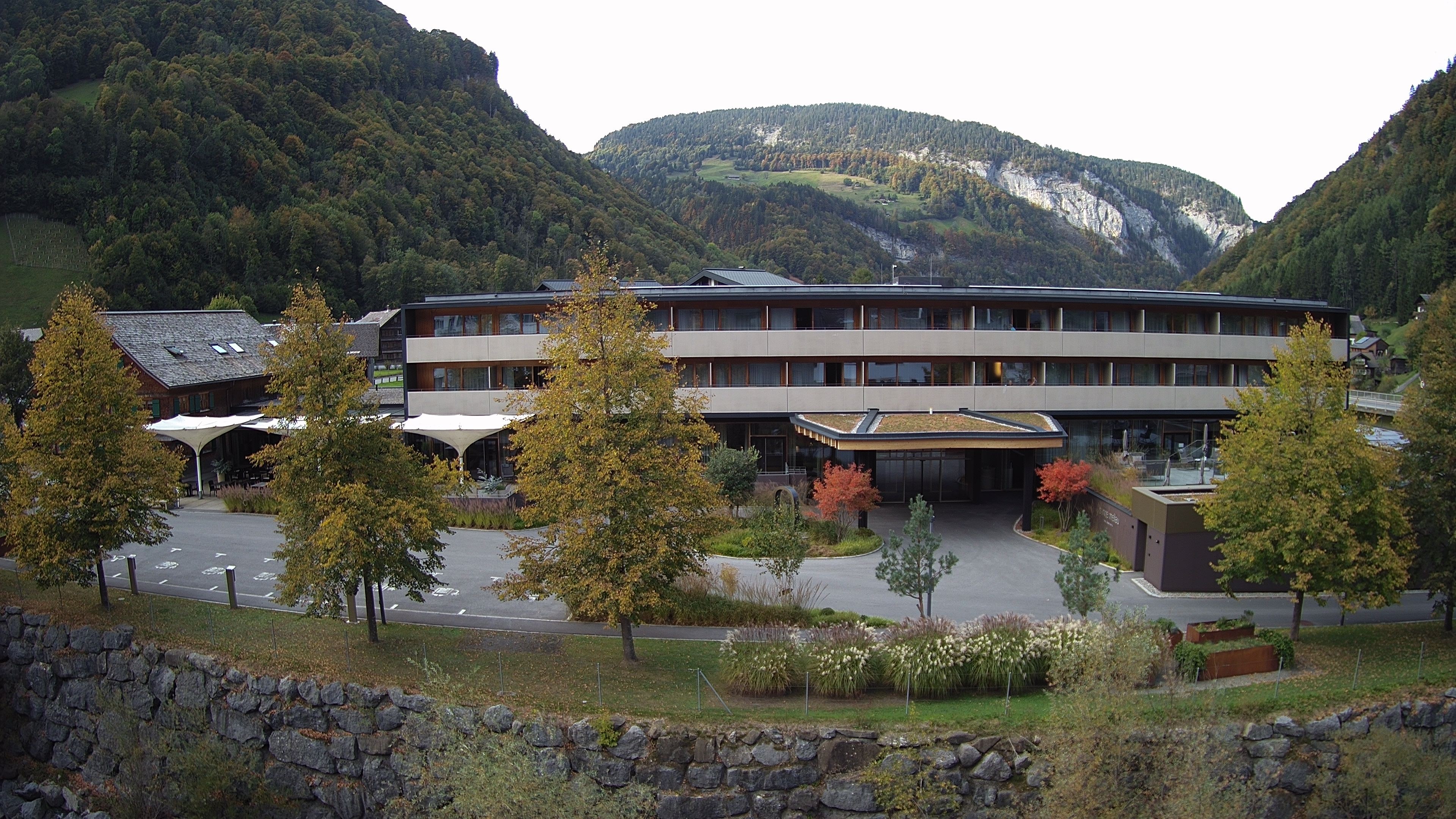 Archiv Foto Webcam Hotel Sonne in Mellau