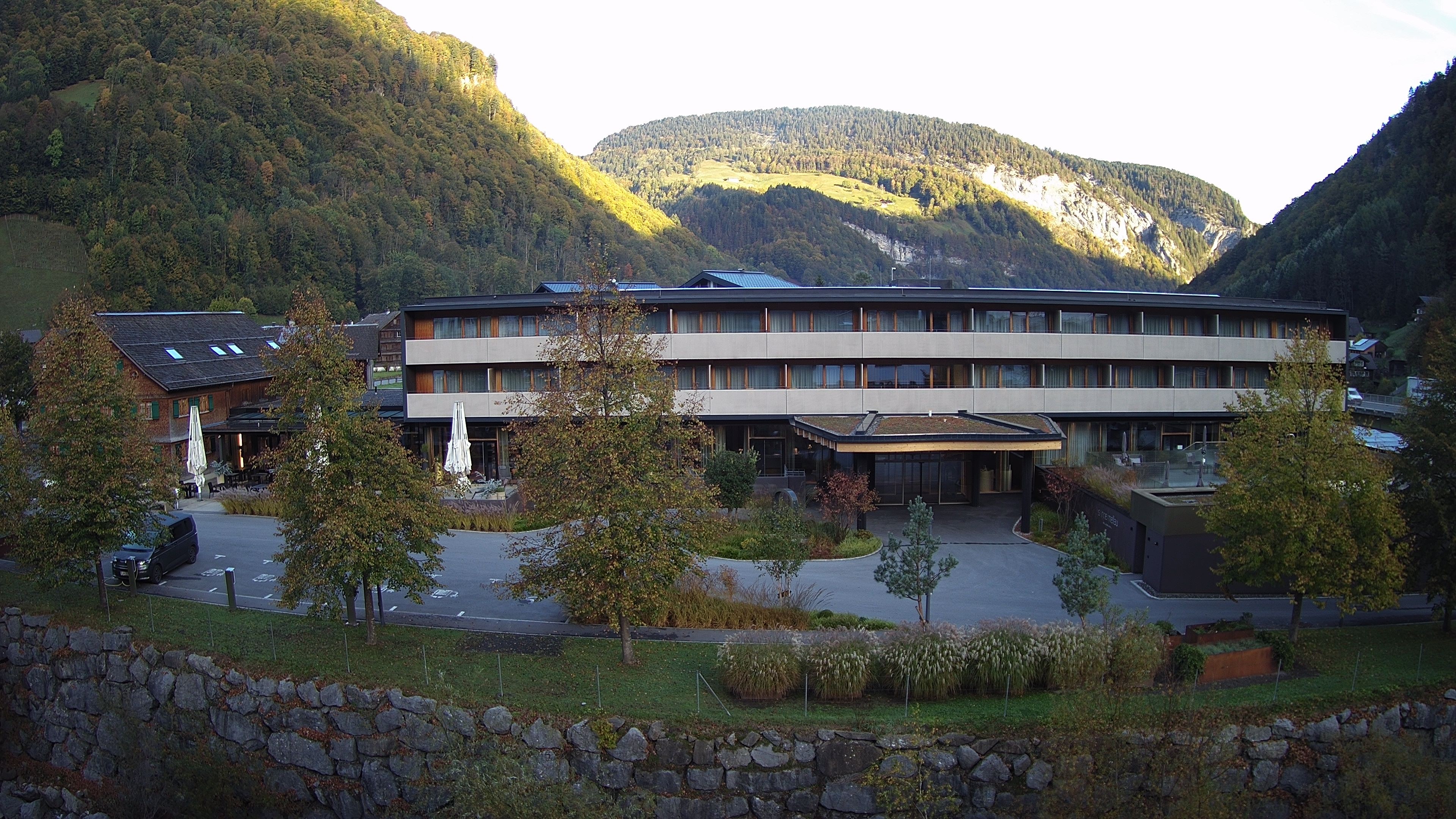 Archiv Foto Webcam Hotel Sonne in Mellau
