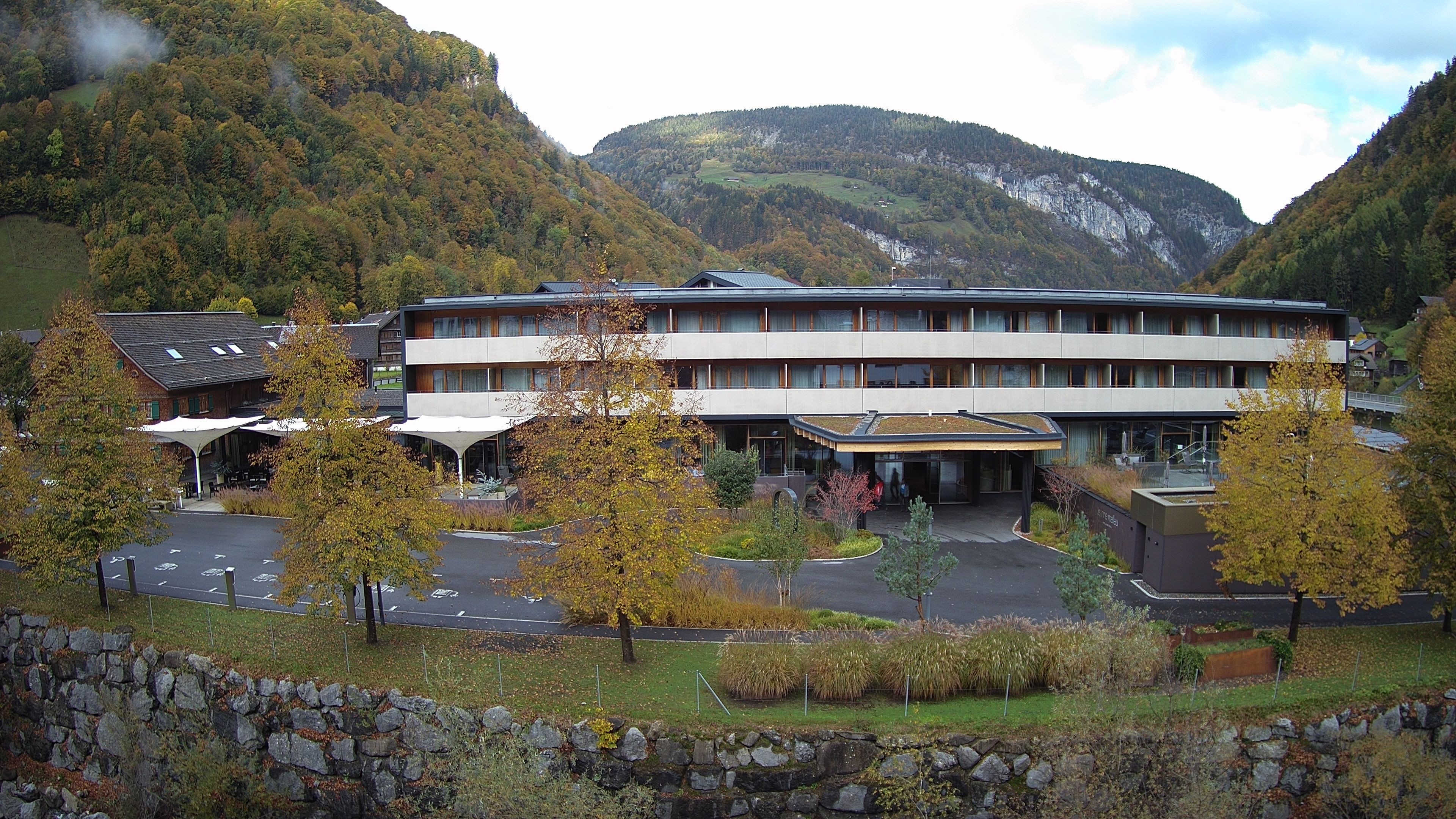 Archiv Foto Webcam Hotel Sonne in Mellau