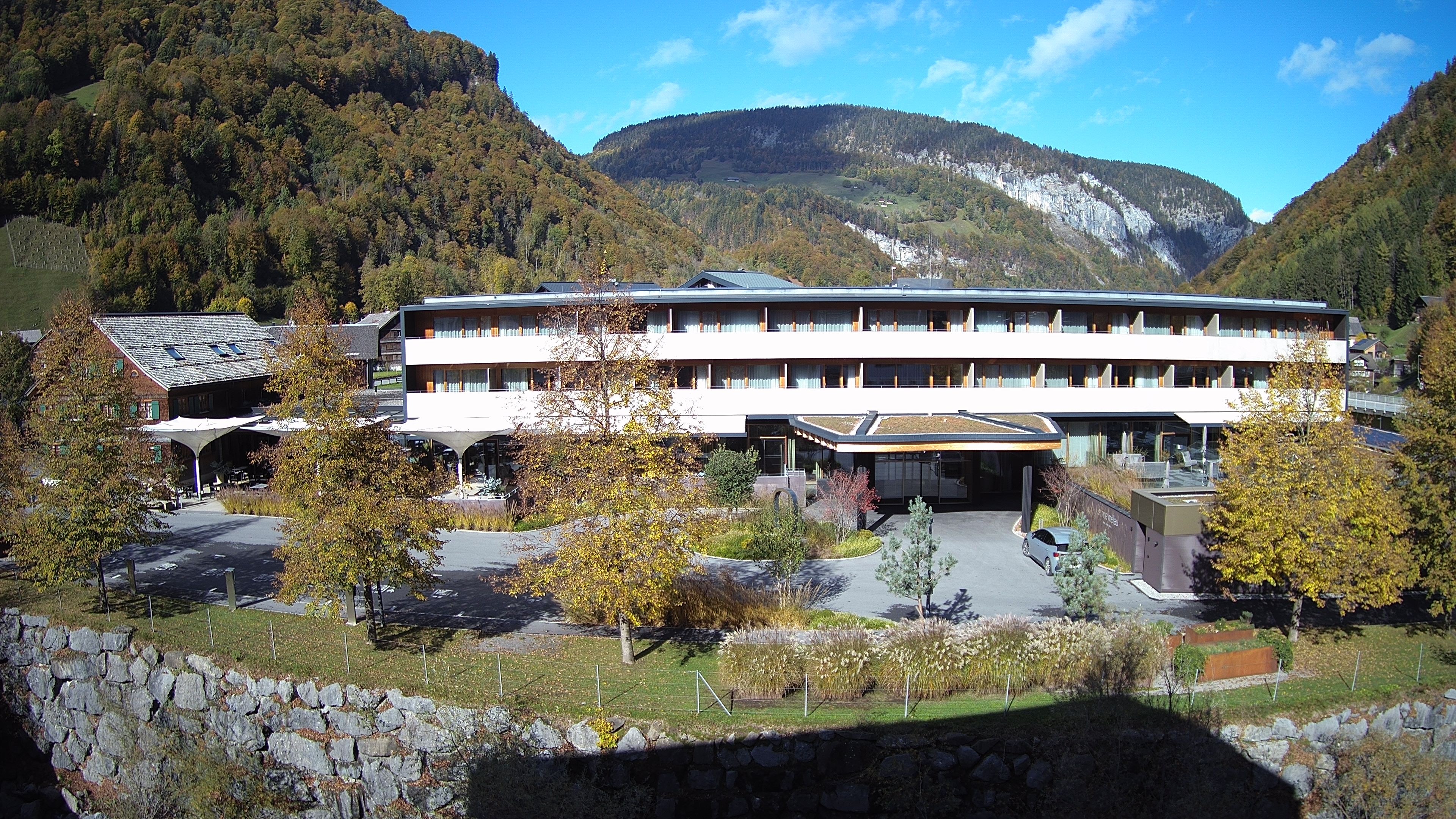 Archiv Foto Webcam Hotel Sonne in Mellau