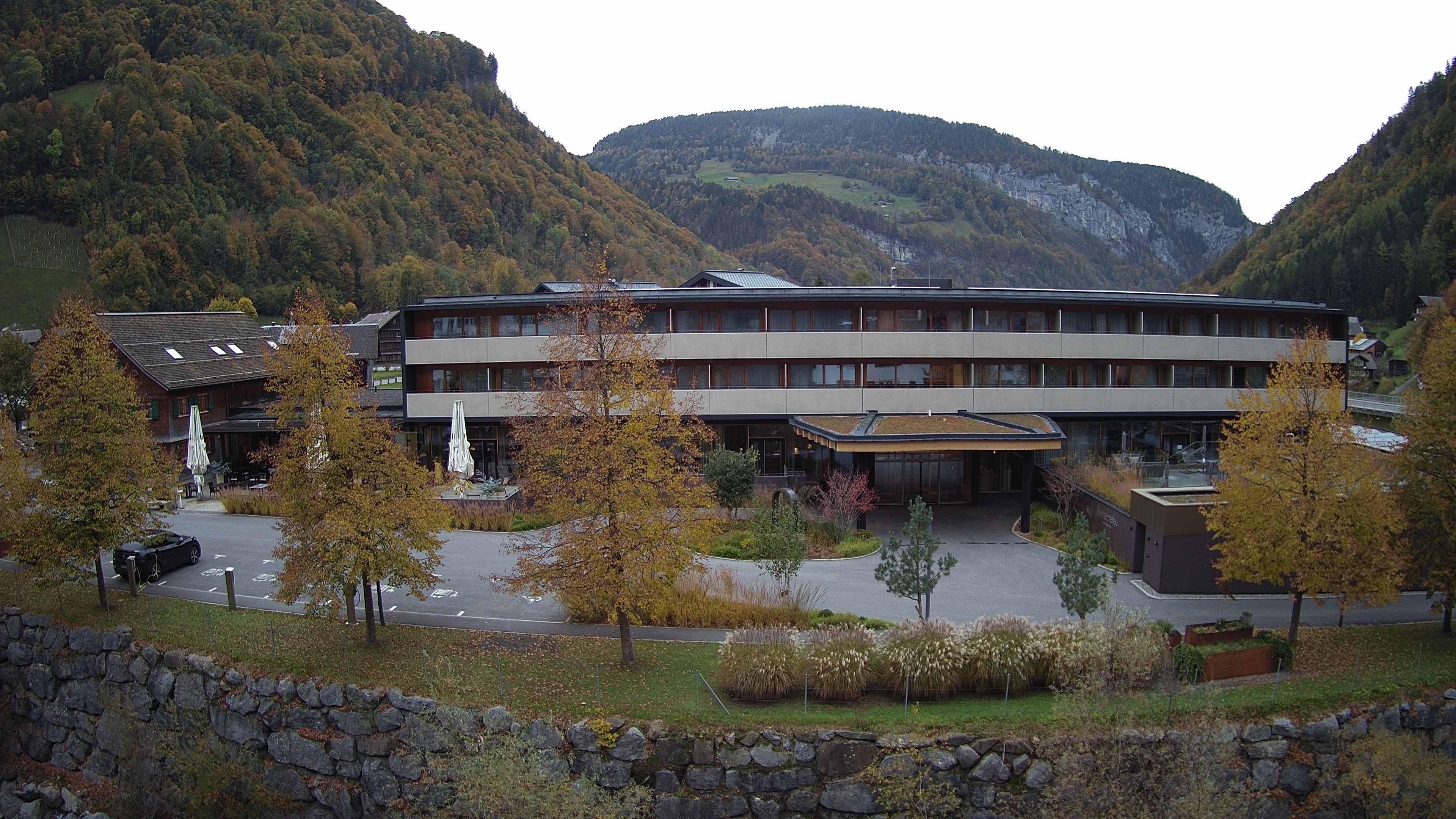 Archiv Foto Webcam Hotel Sonne in Mellau