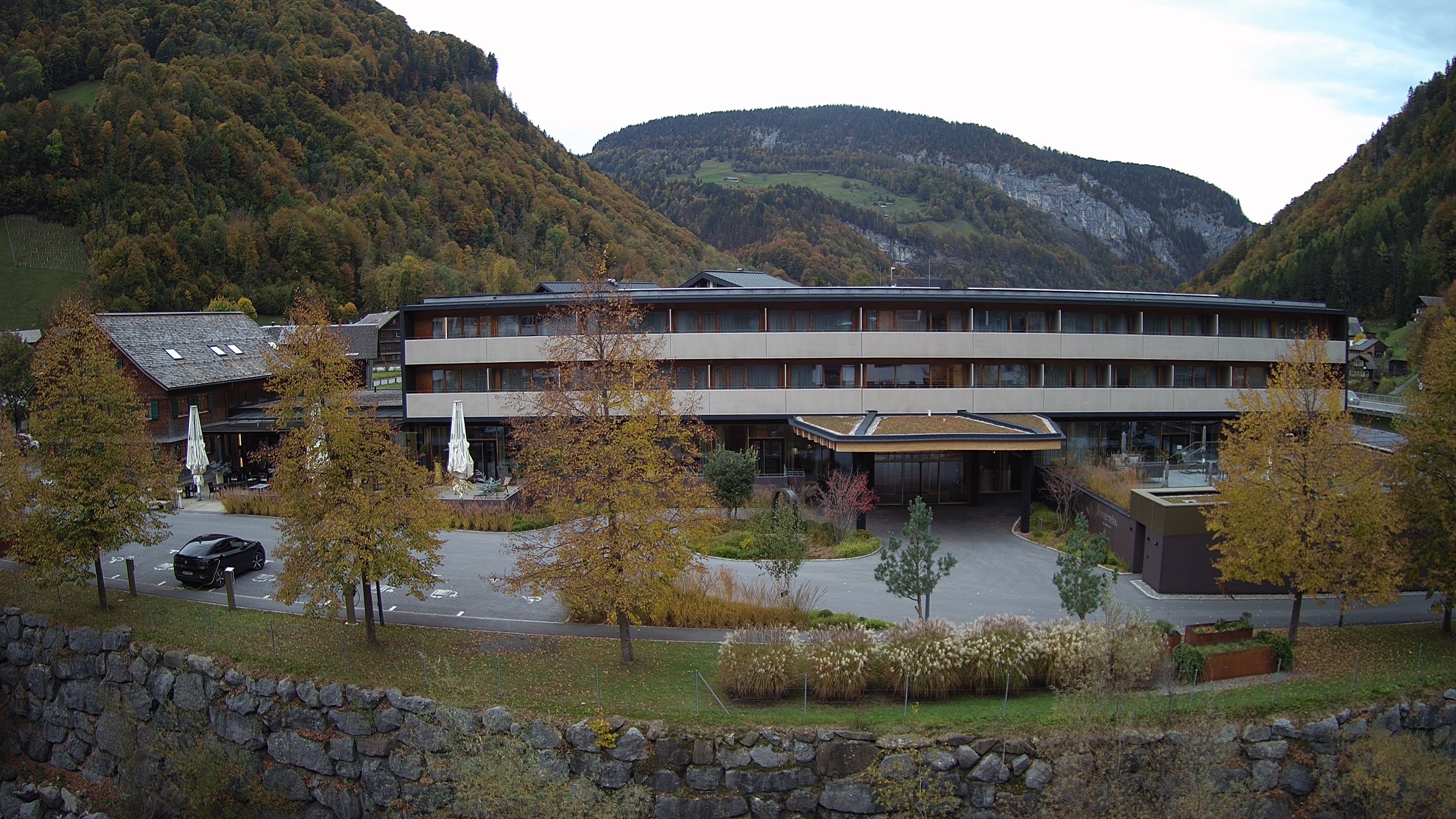 Archiv Foto Webcam Hotel Sonne in Mellau