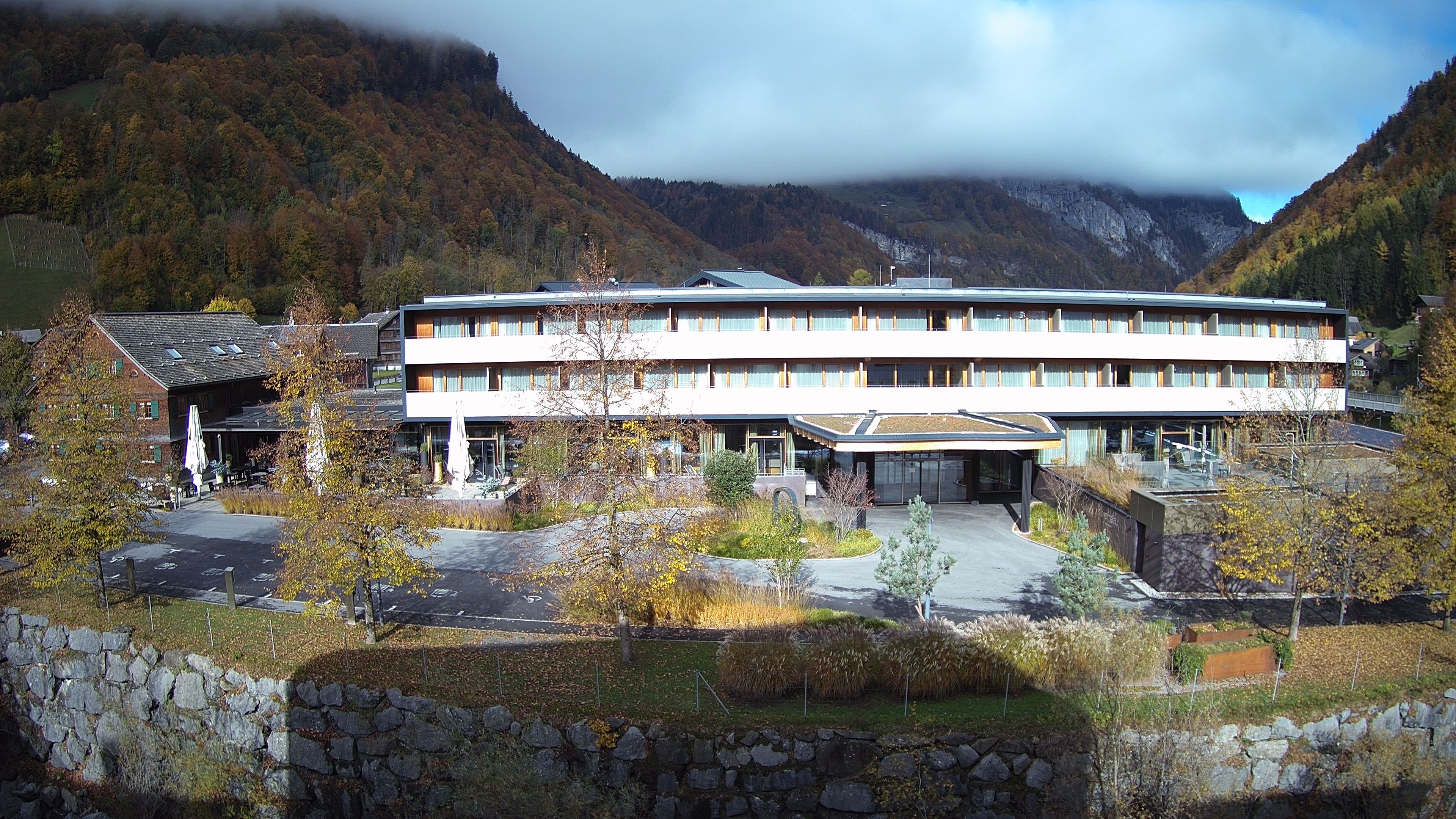 Archiv Foto Webcam Hotel Sonne in Mellau