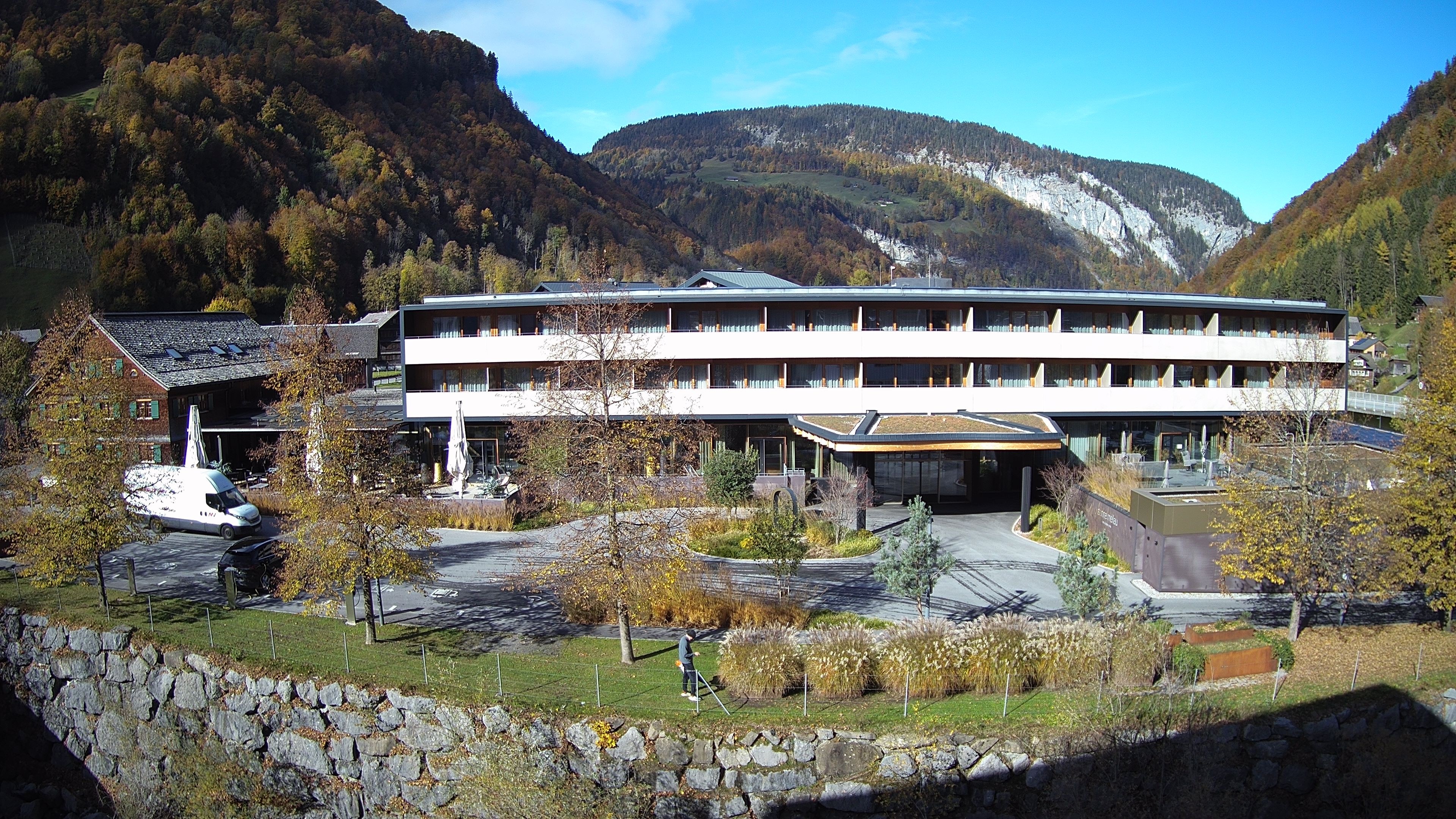 Archiv Foto Webcam Hotel Sonne in Mellau