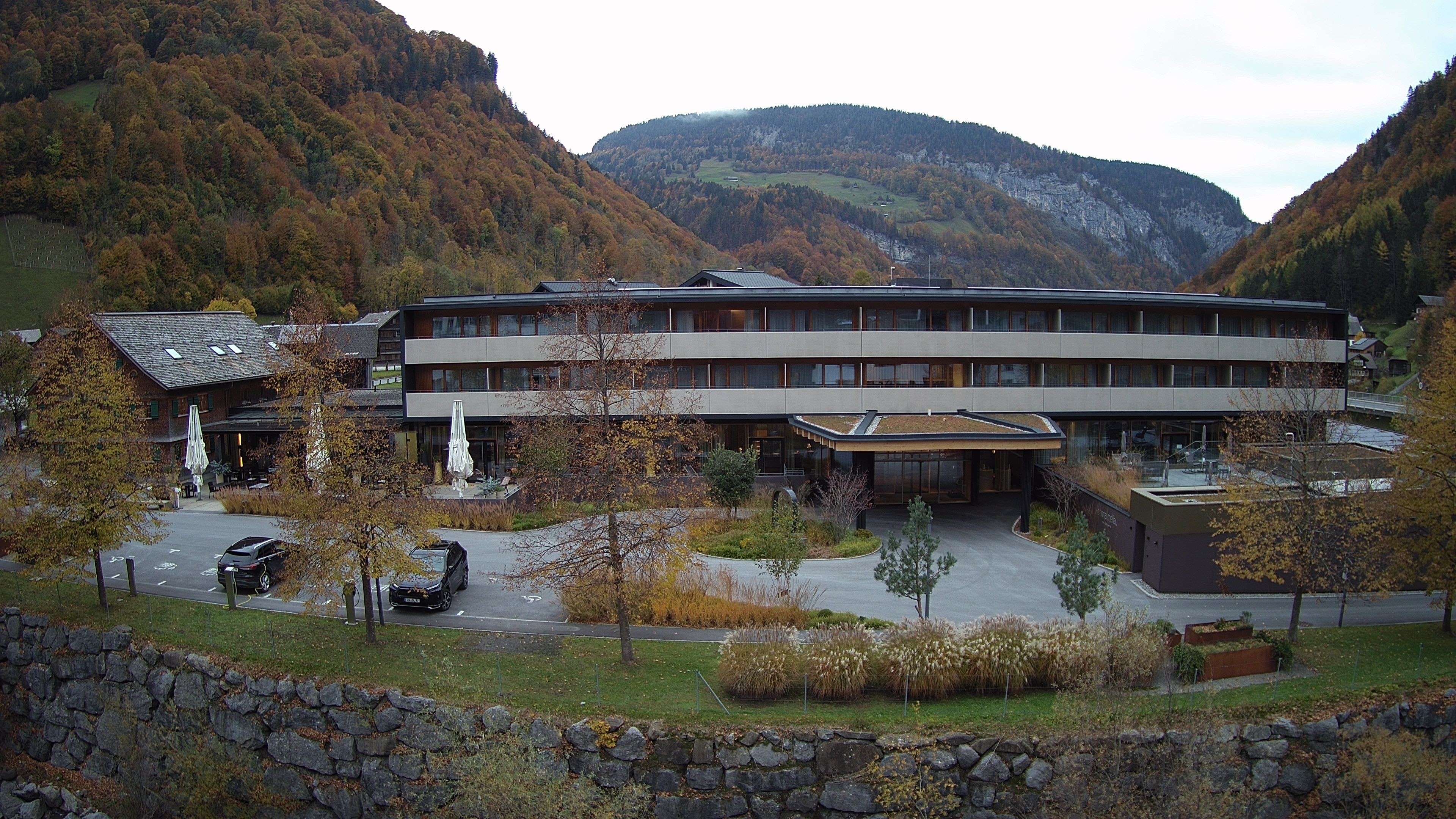 Archiv Foto Webcam Hotel Sonne in Mellau