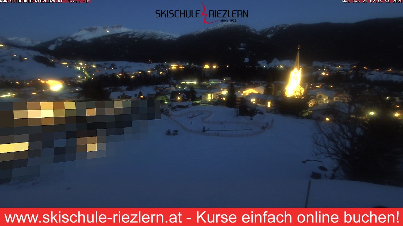 Archived image Webcam Riezlern / Vorarlberg