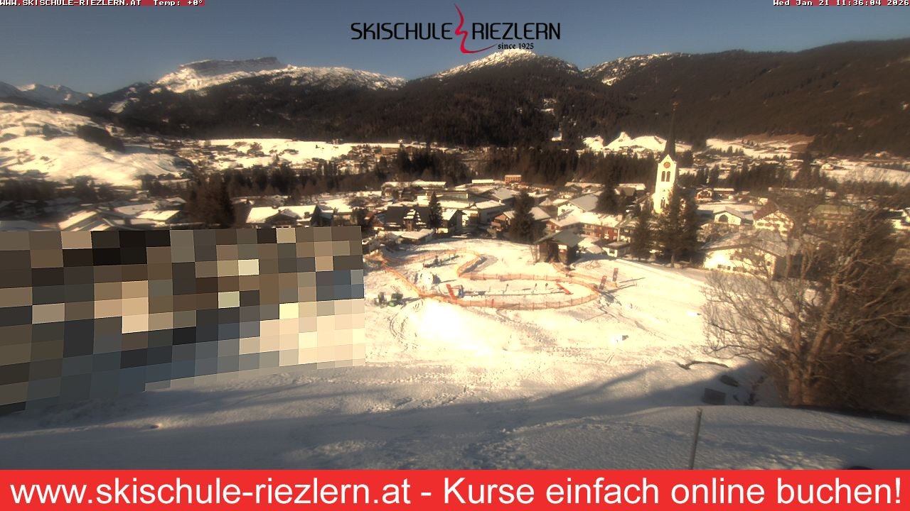 Archived image Webcam Riezlern / Vorarlberg