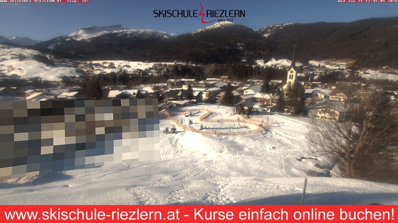 Archived image Webcam Riezlern / Vorarlberg