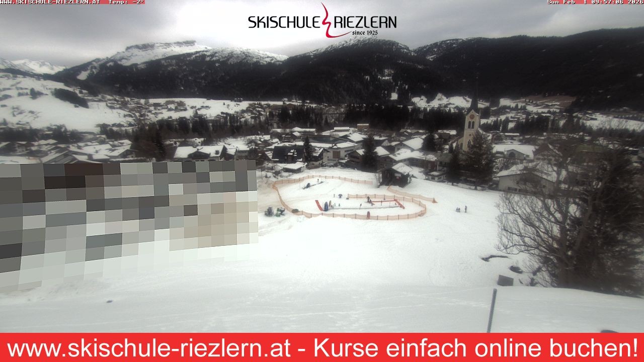 Archived image Webcam Riezlern / Vorarlberg