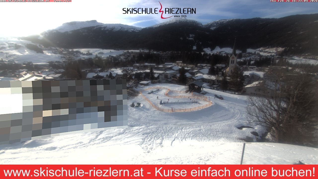 Archived image Webcam Riezlern / Vorarlberg