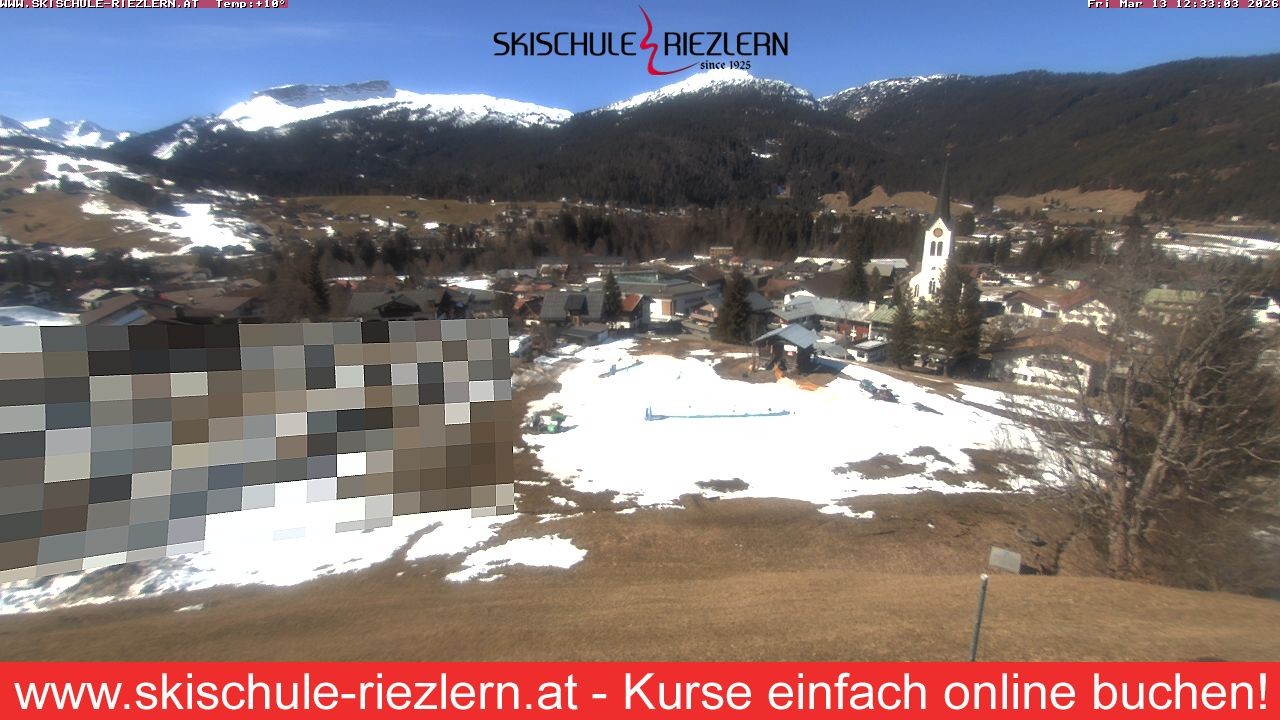 Archiv Foto Webcam Riezlern / Vorarlberg