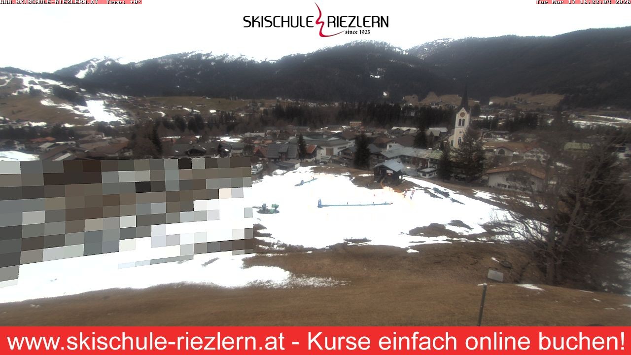 Archived image Webcam Riezlern / Vorarlberg