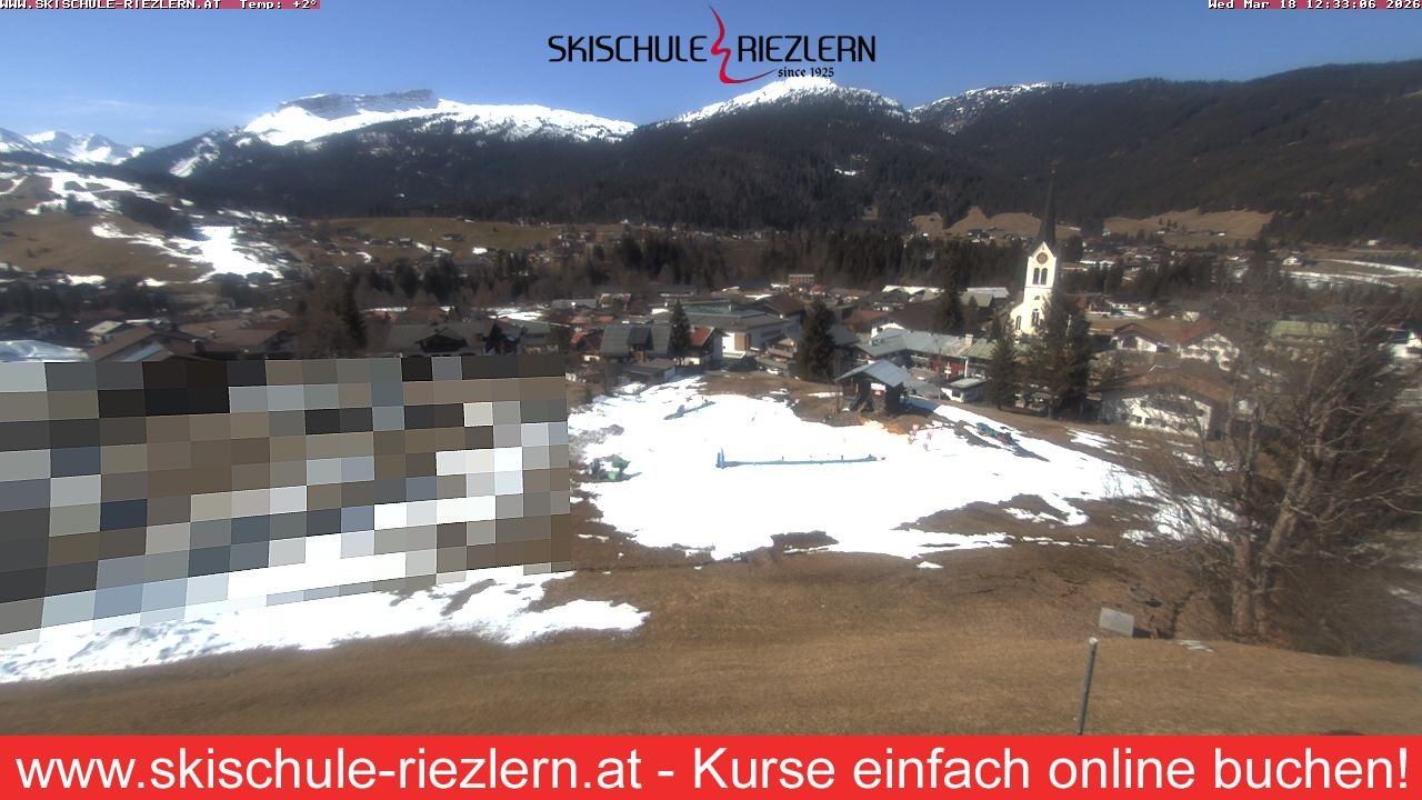 Archiv Foto Webcam Riezlern / Vorarlberg