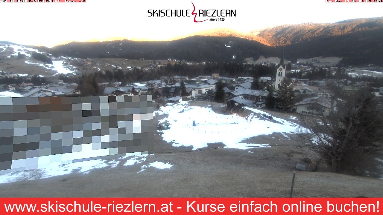 Archiv Foto Webcam Riezlern / Vorarlberg