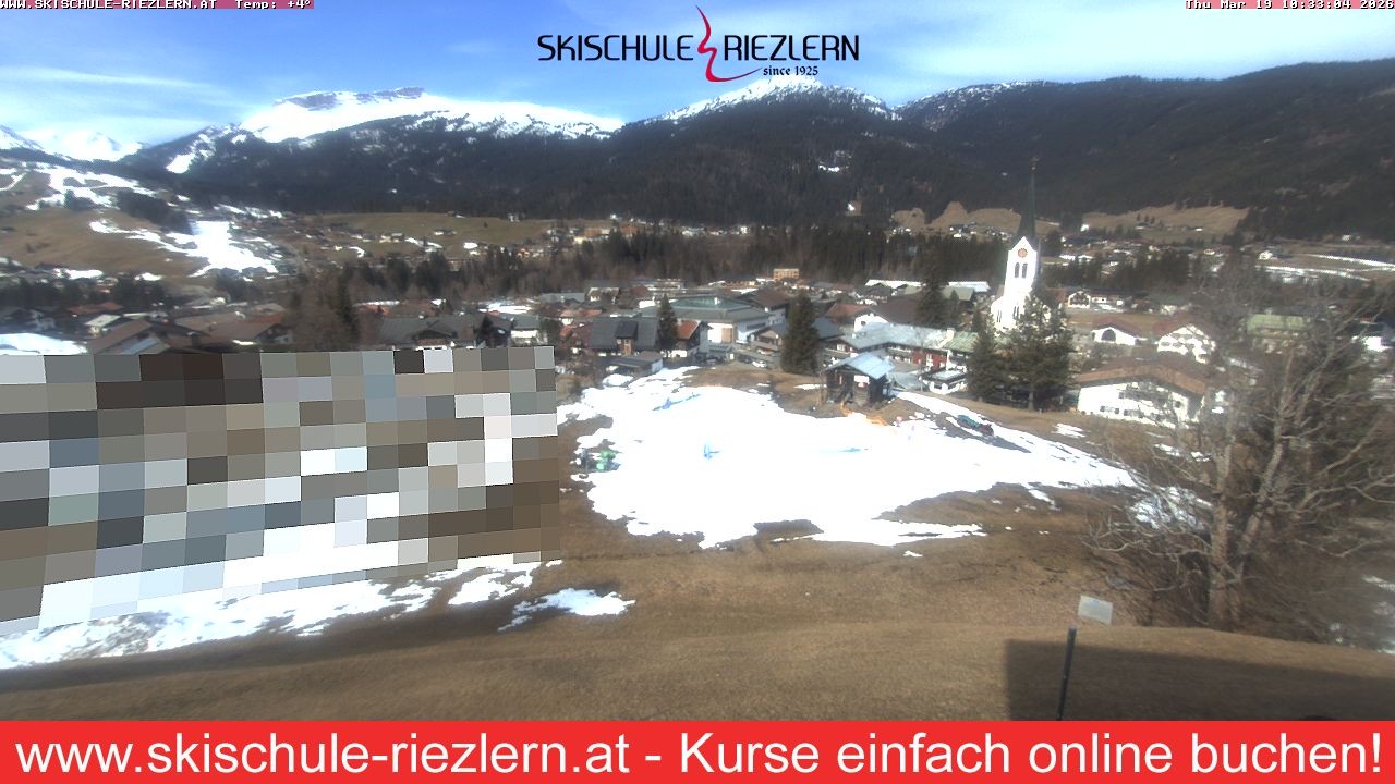 Archiv Foto Webcam Riezlern / Vorarlberg