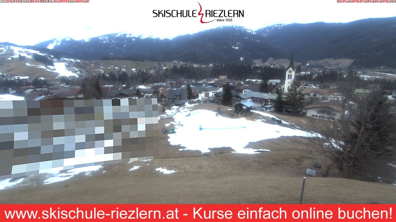 Archived image Webcam Riezlern / Vorarlberg