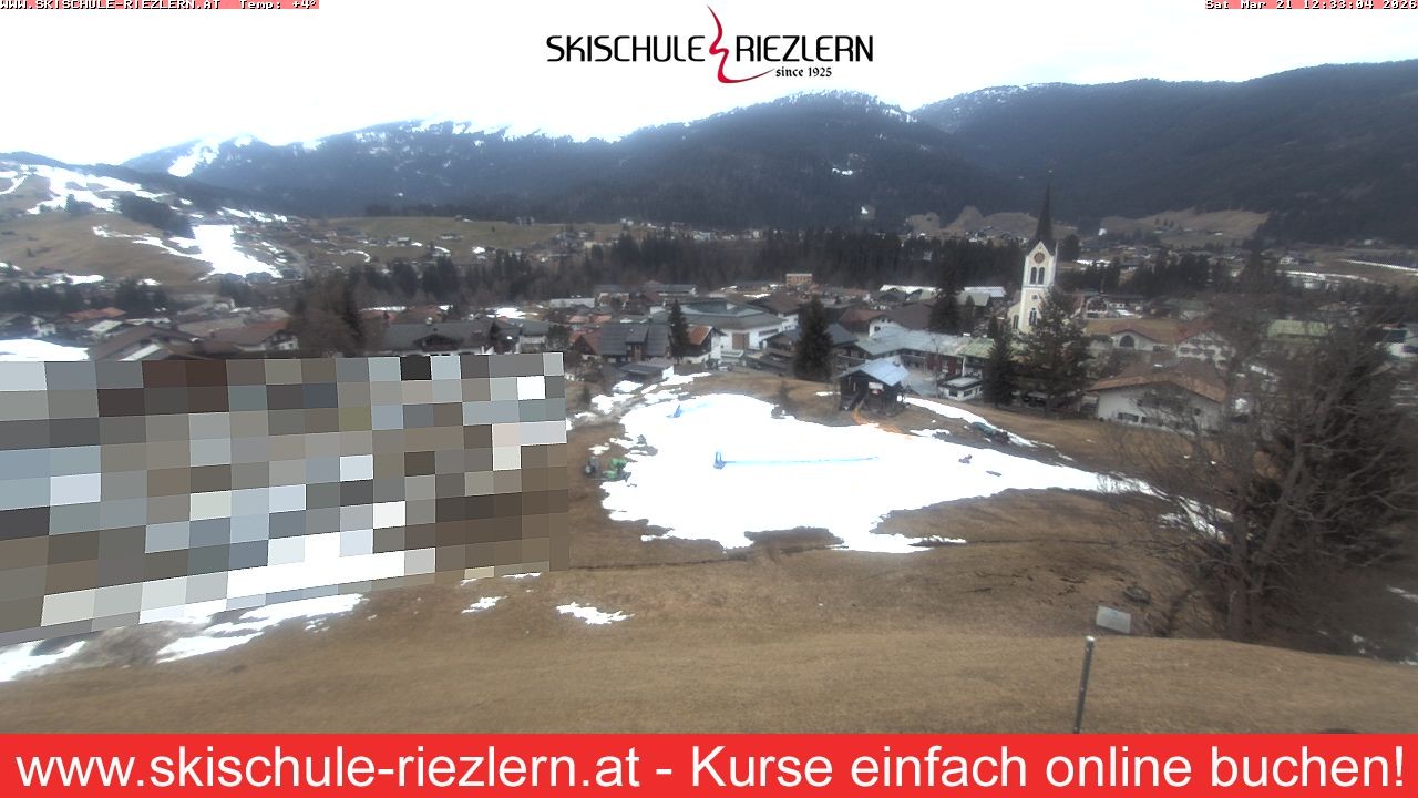 Archived image Webcam Riezlern / Vorarlberg