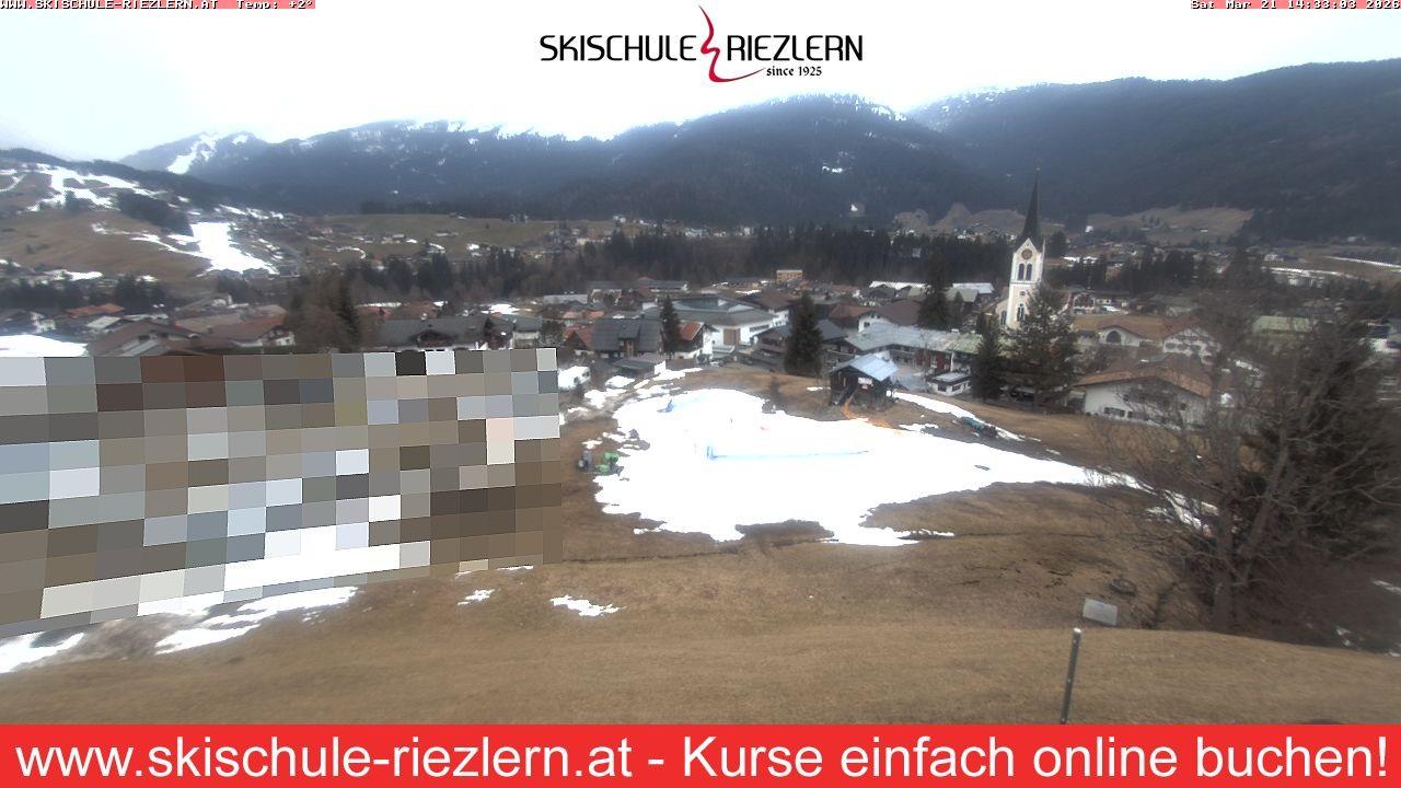 Archived image Webcam Riezlern / Vorarlberg