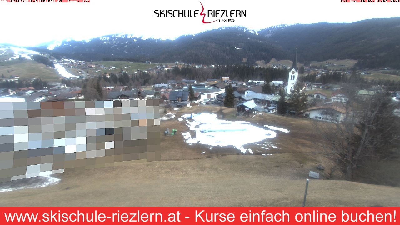 Archived image Webcam Riezlern / Vorarlberg
