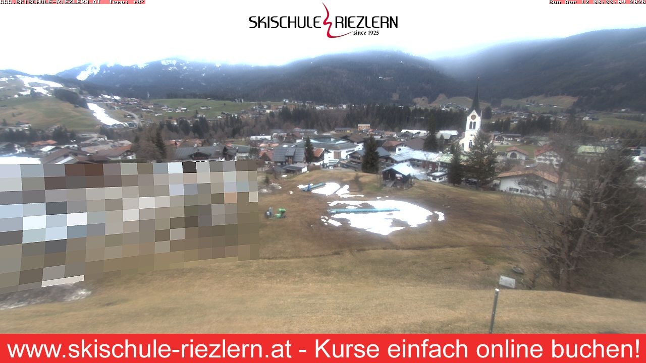 Archived image Webcam Riezlern / Vorarlberg