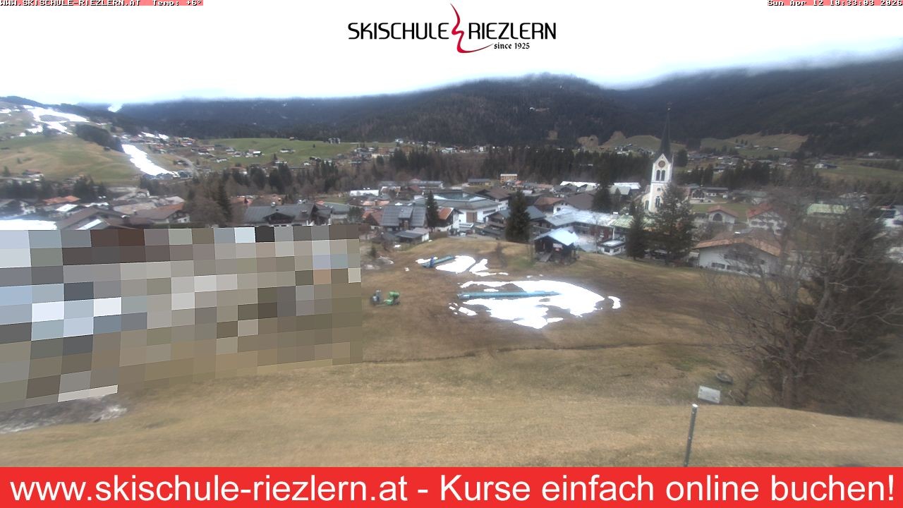 Archived image Webcam Riezlern / Vorarlberg